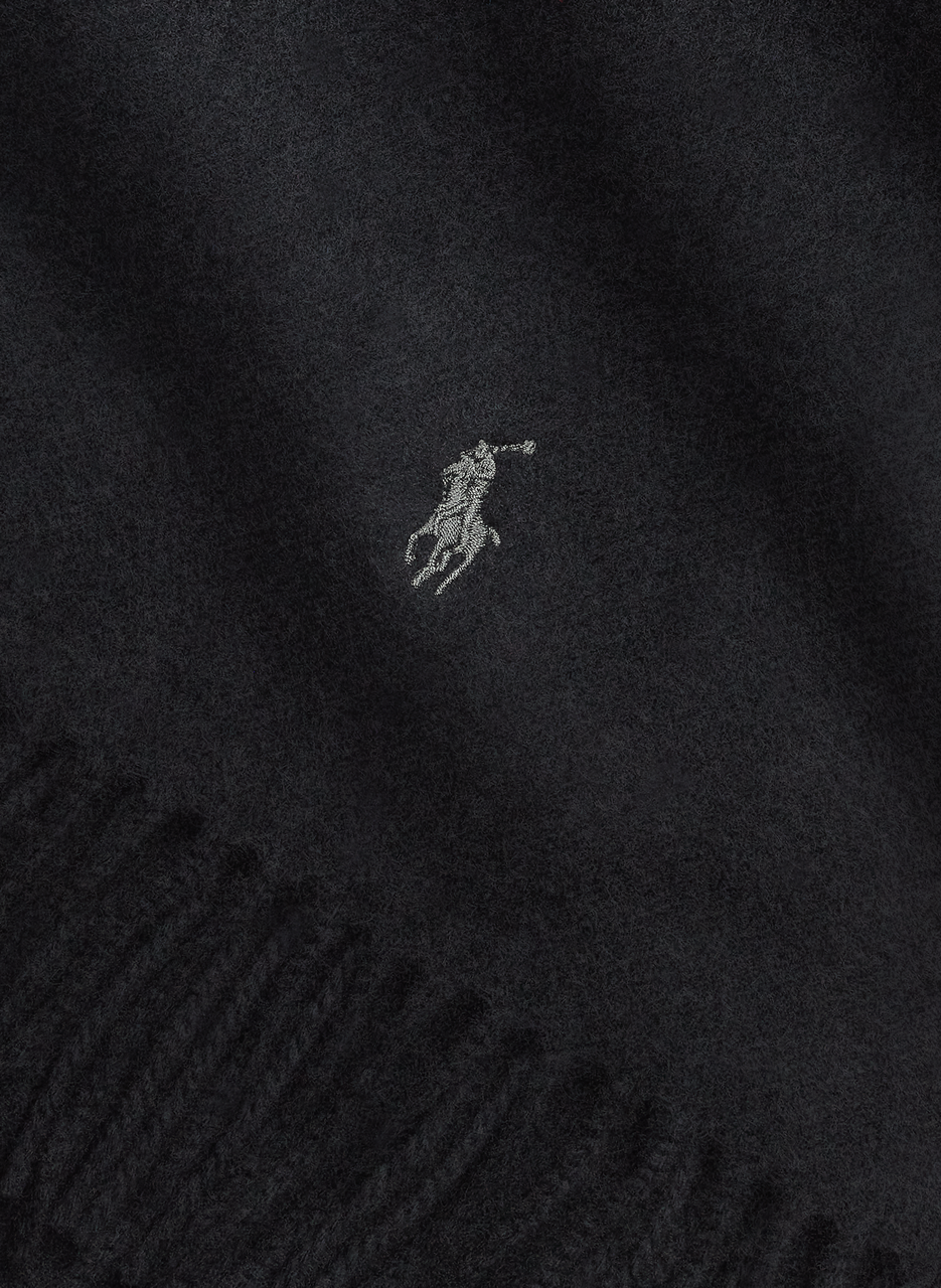 Echarpe à logo en cachemire POLO RALPH LAUREN Noir