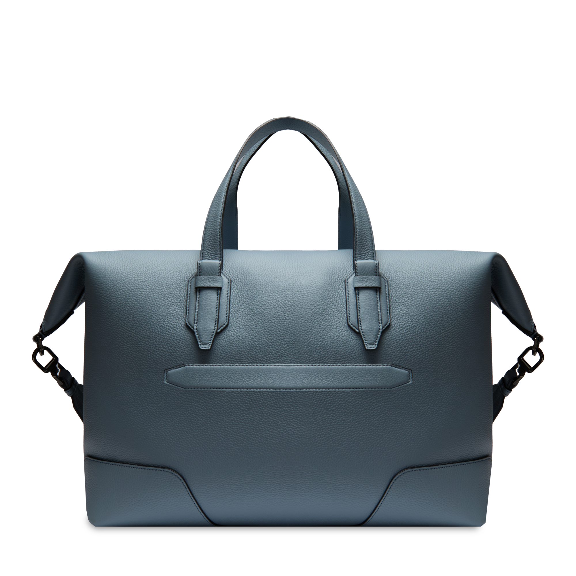 Sac weekend zippé charlie de lancel en cuir LANCEL Bleu