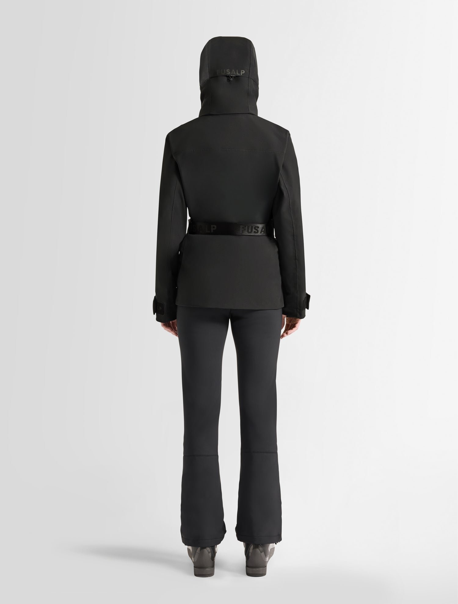 Veste de ski roppi col capuche FUSALP Noir