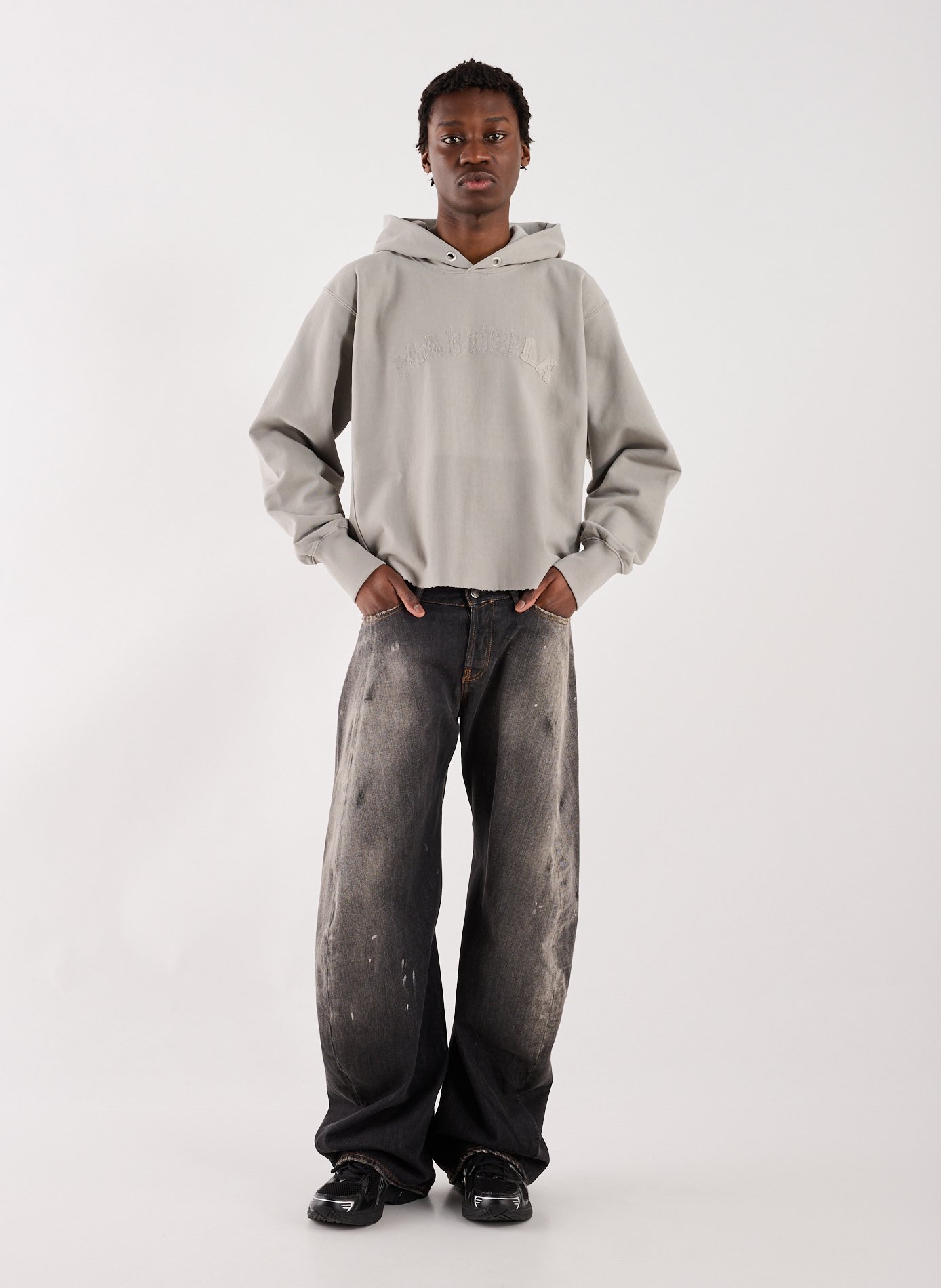 Cotton Hooded Sweatshirt MAISON MARGIELA Grey