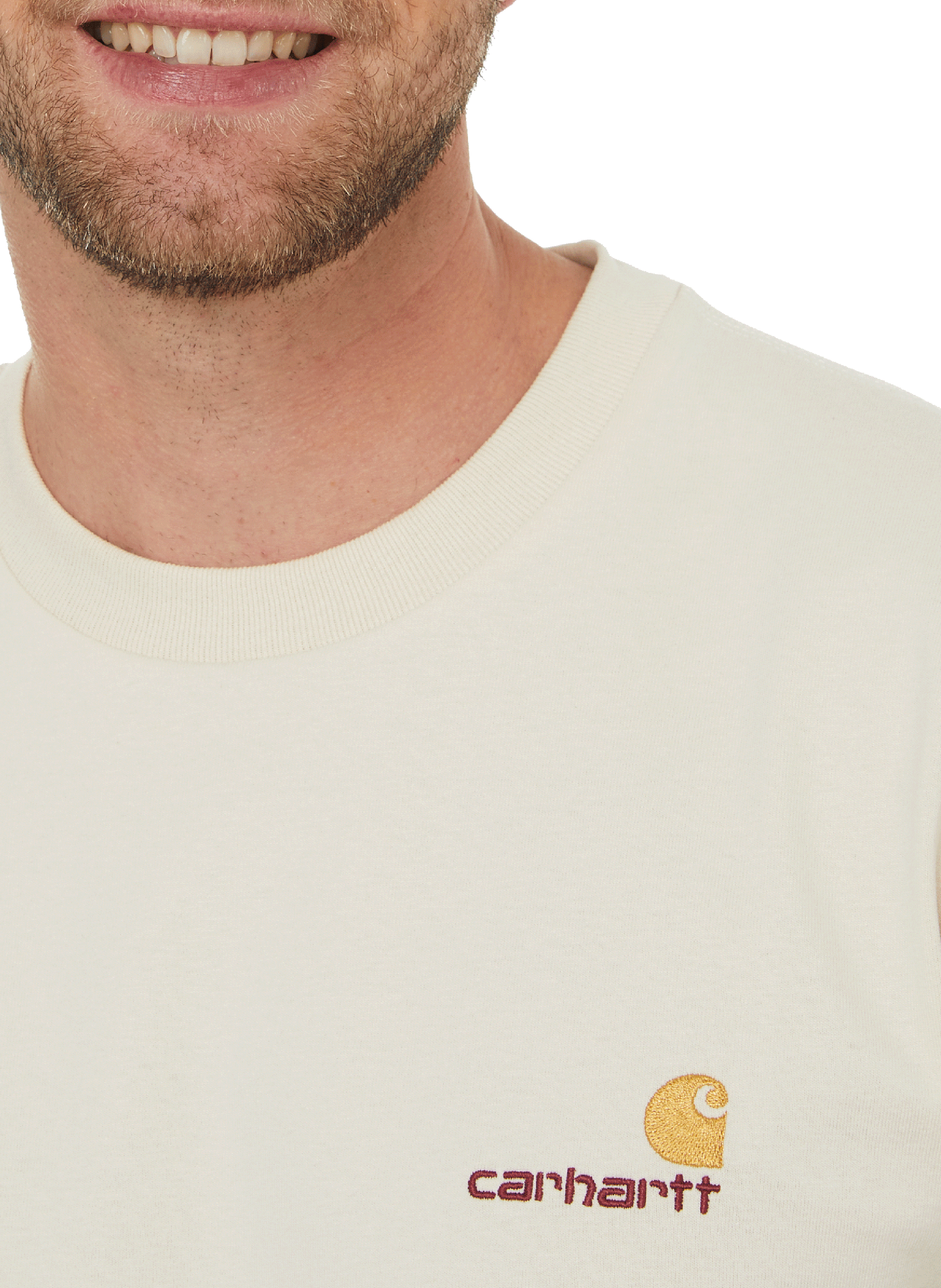 American Script organic cotton T-shirt CARHARTT WIP Beige