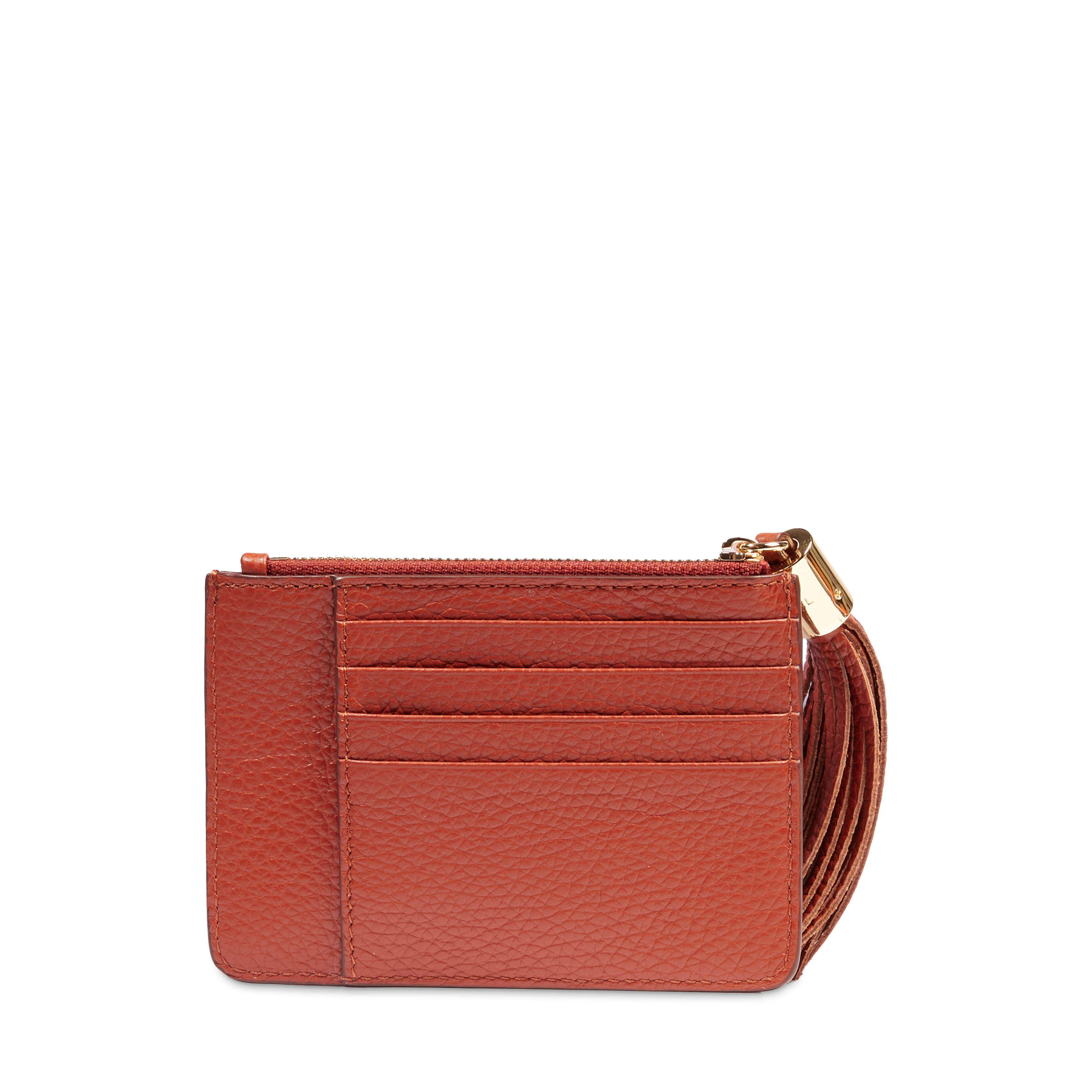 Porte-cartes zippé l premier flirt de lancel en cuir LANCEL Rouge