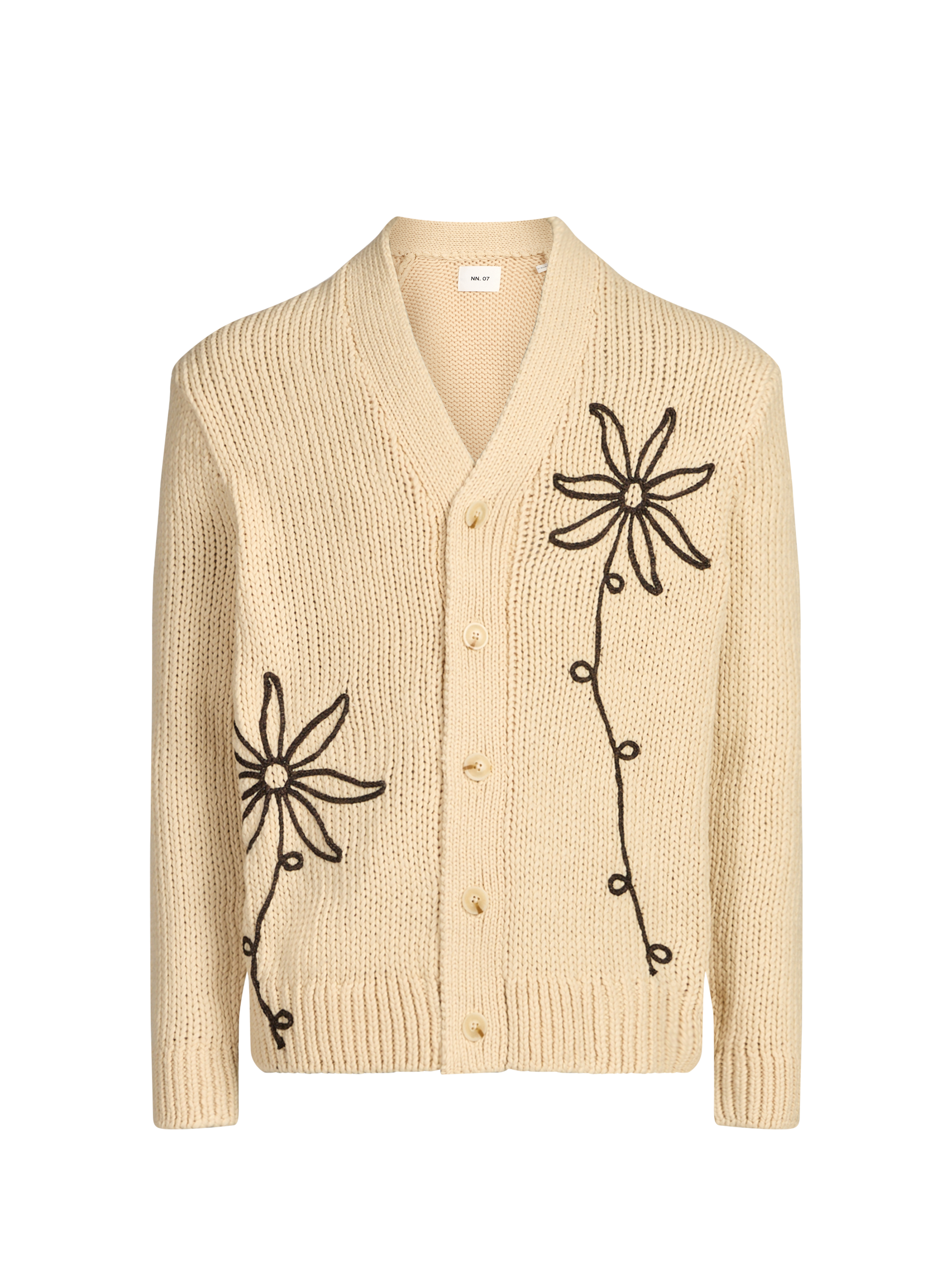 V-neck cardigan NN.07 Beige