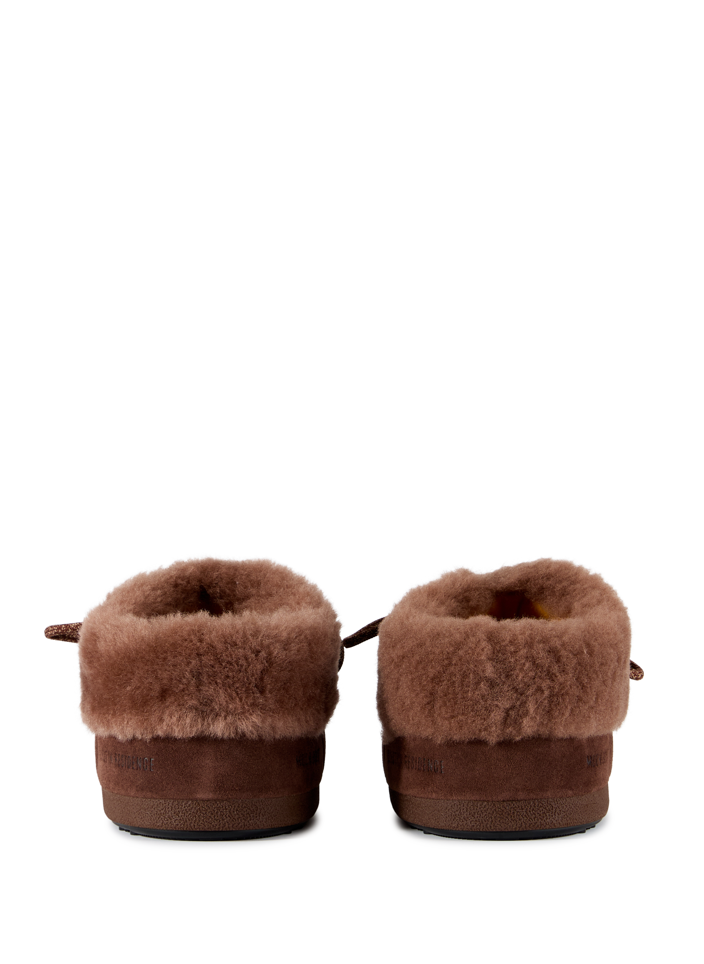 Mules Chalet avec fourrure MOON BOOT Marron