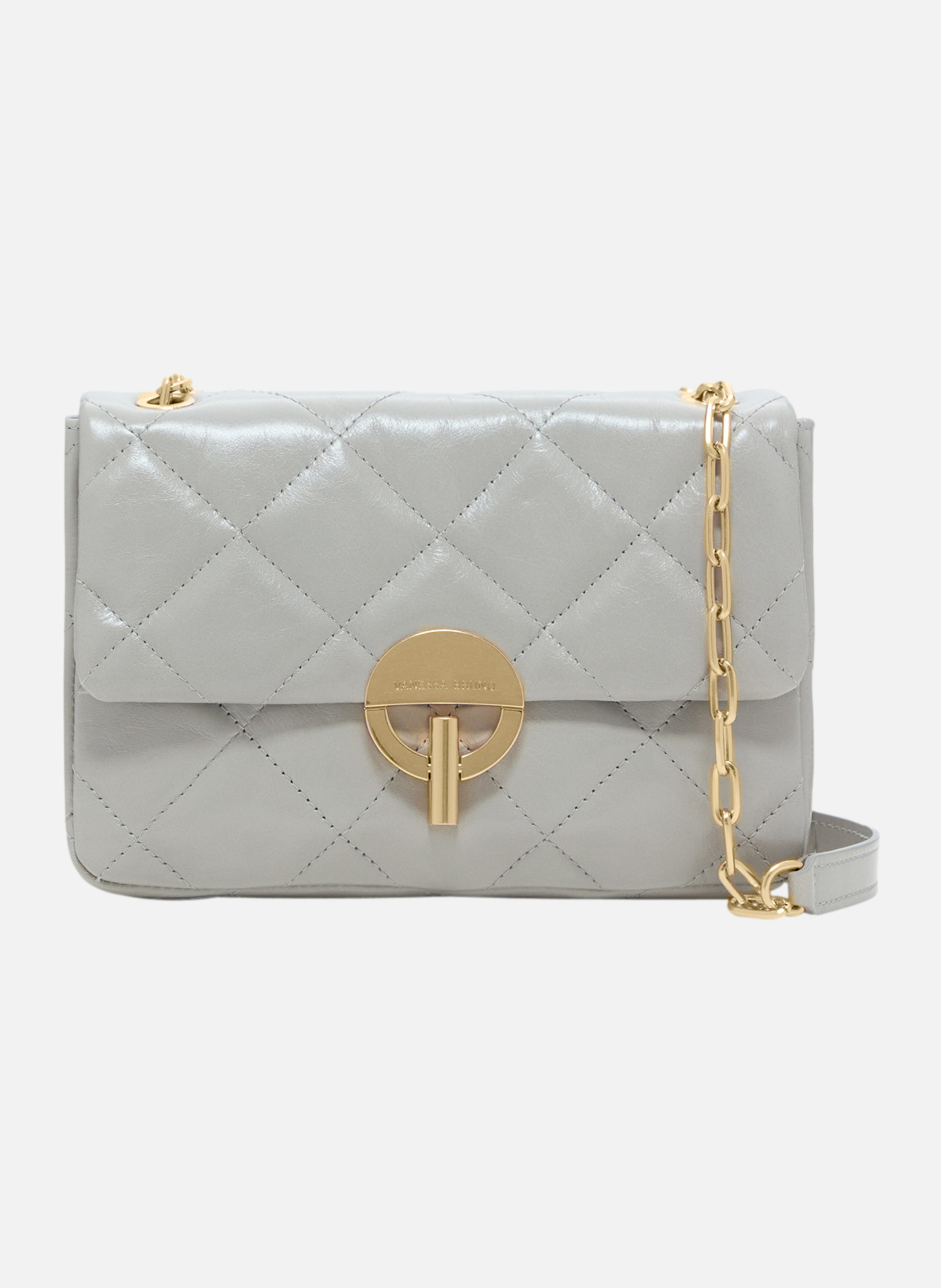 Grand sac moon en cuir  Ciment