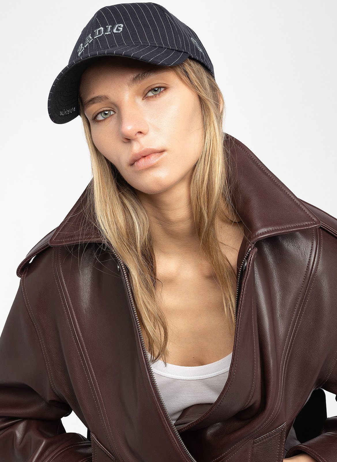 Casquette en coton rayé neweraxzv ZADIG&VOLTAIRE Bleu