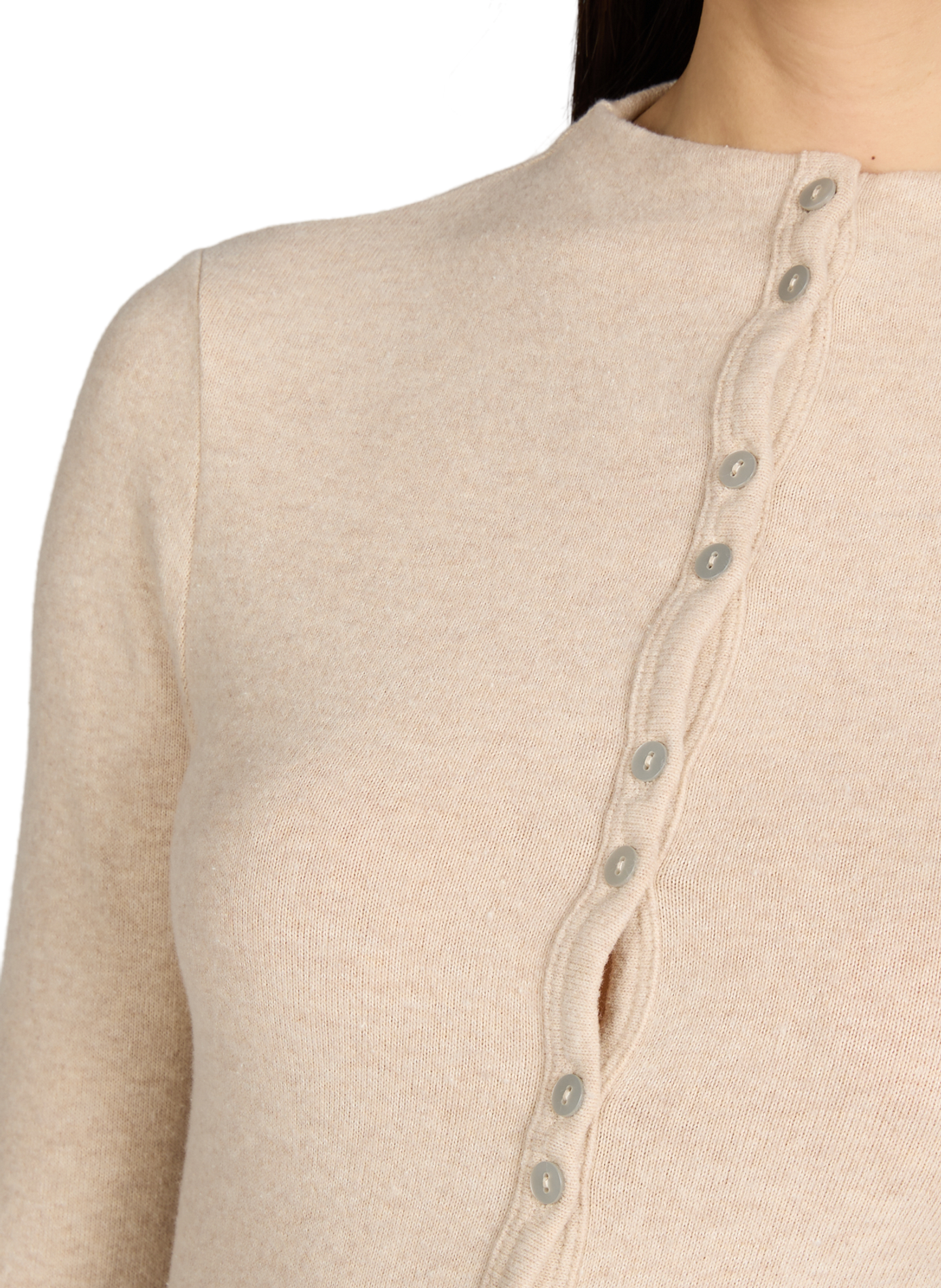 Cotton-blend cardigan TOPSHOP Beige