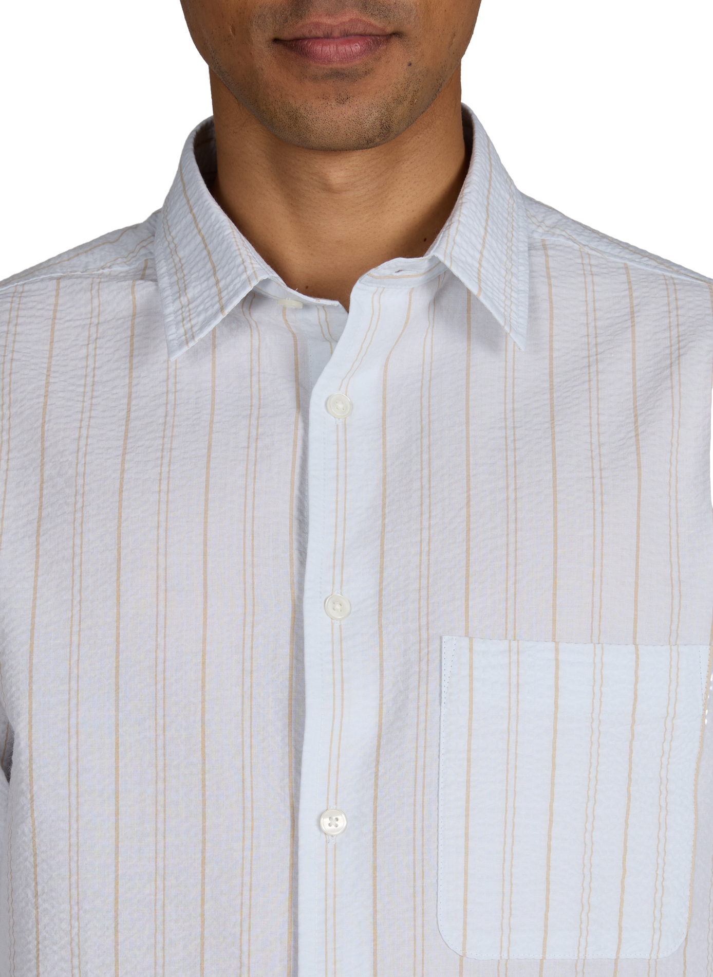 ITHACA ARCHIVE SHIRT SAMSOE SAMSOE Blue