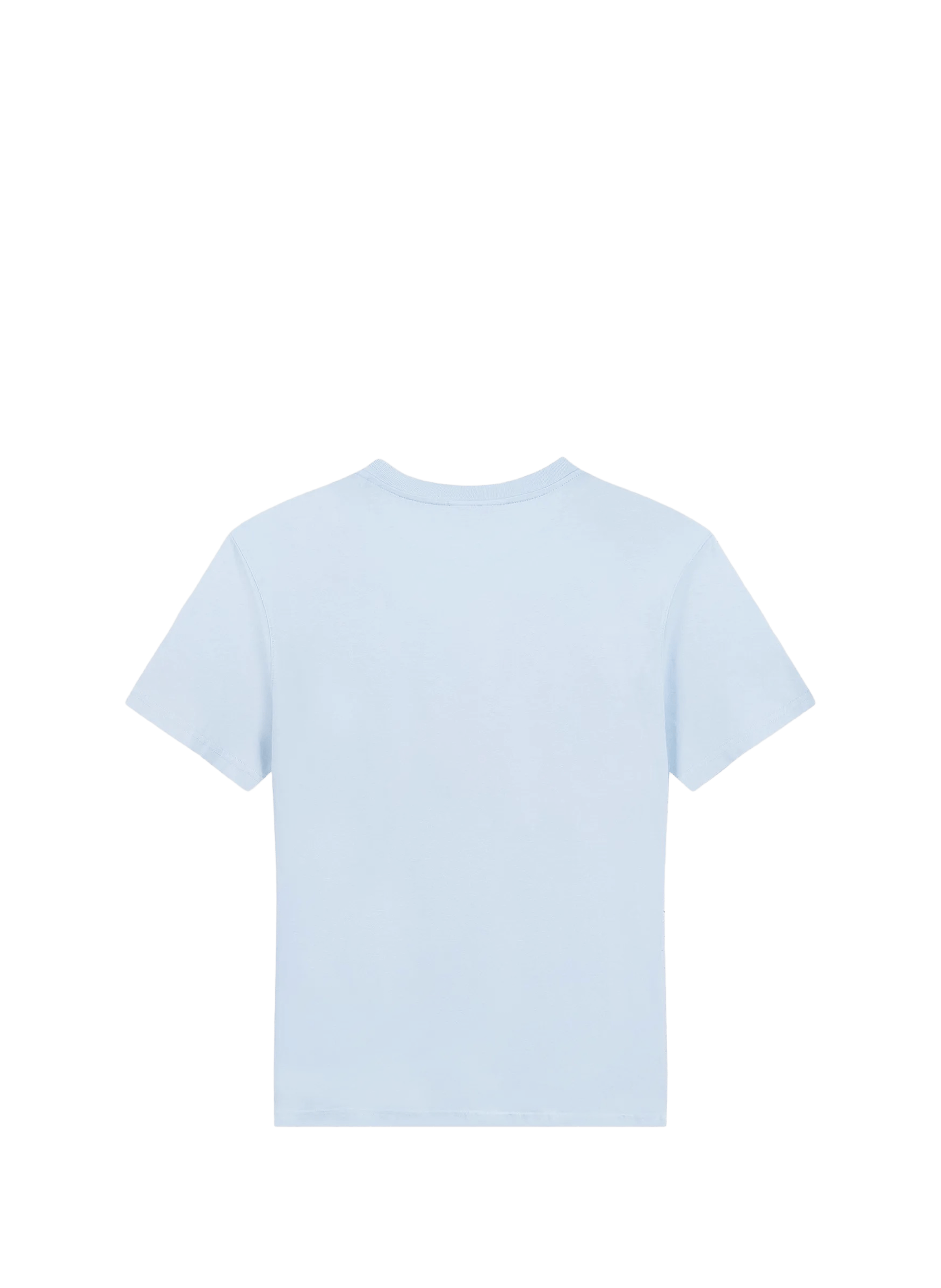 T-shirt Popincourt droit en coton biologique MAISON LABICHE Blue