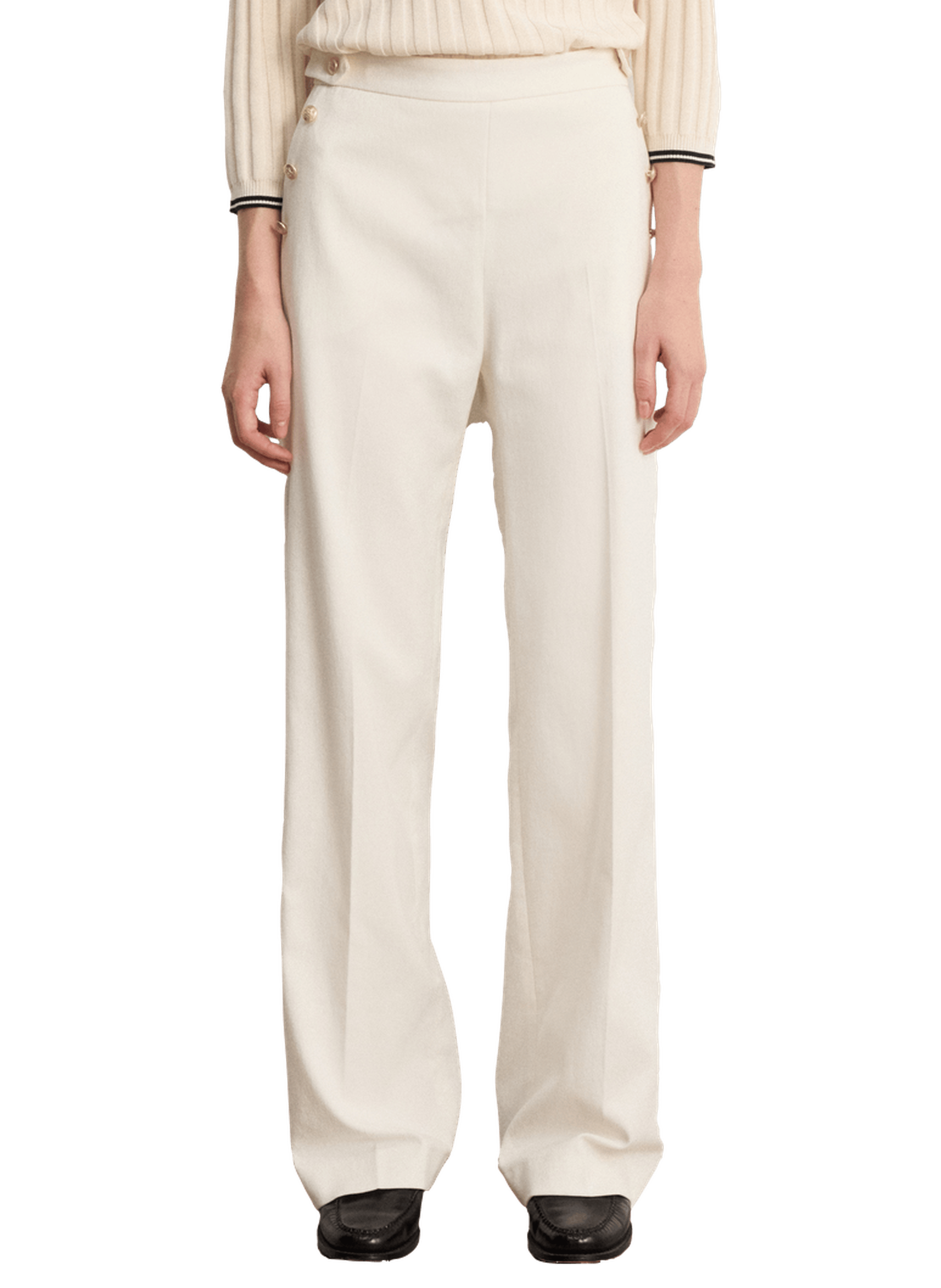 Pantalon droit à pont - basmat PABLO Beige