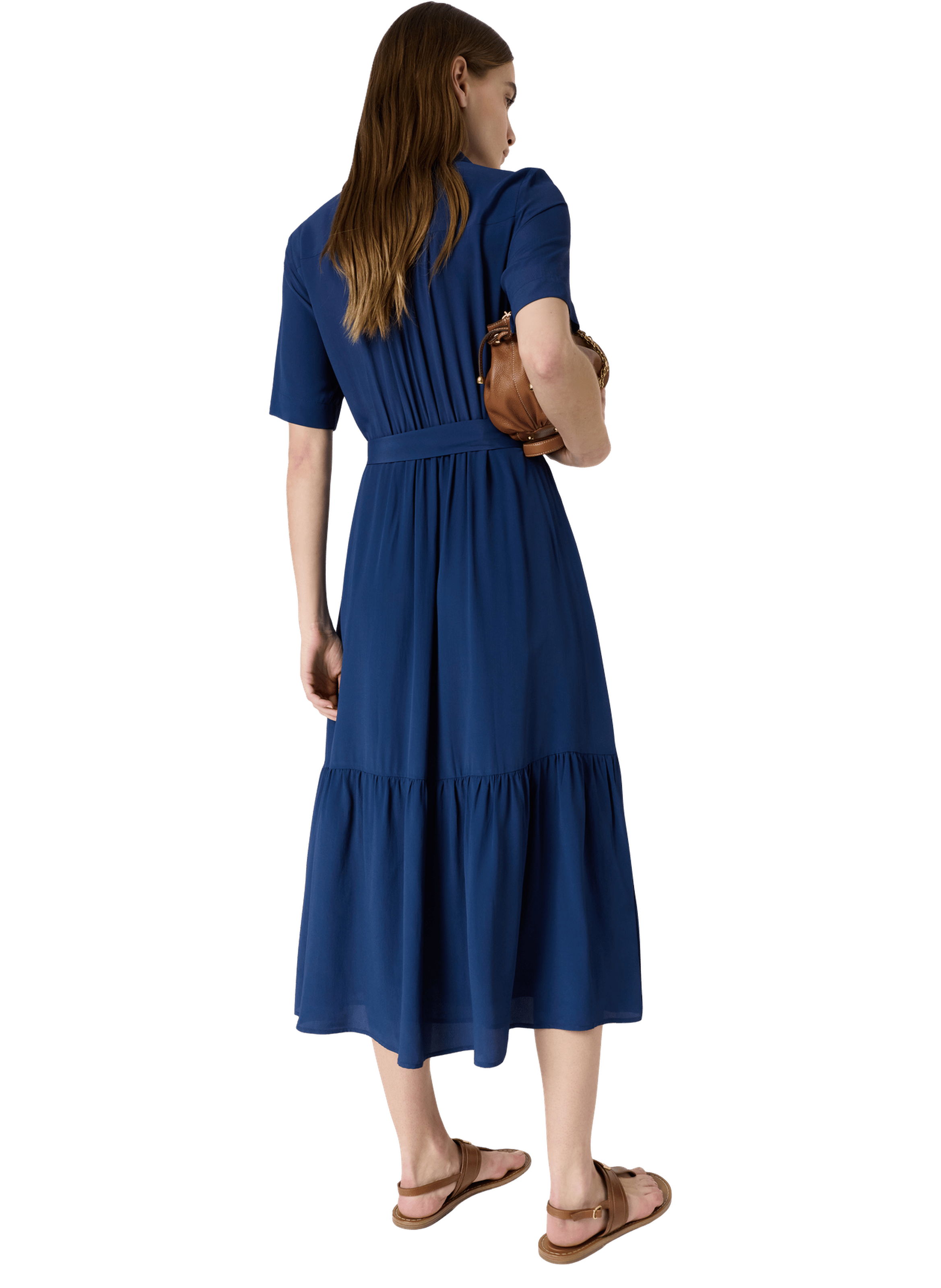 Robe chemise longue - raina GERARD DAREL Bleu