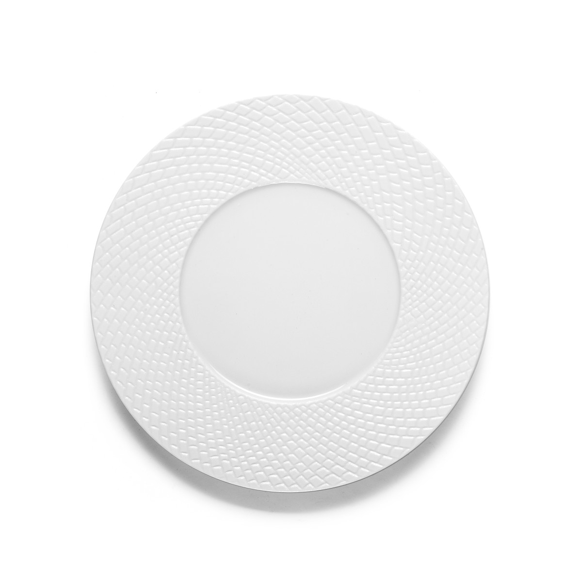 Sherane - assiette dessert 21 cm (lot de 6) MEDARD DE NOBLAT Blanc
