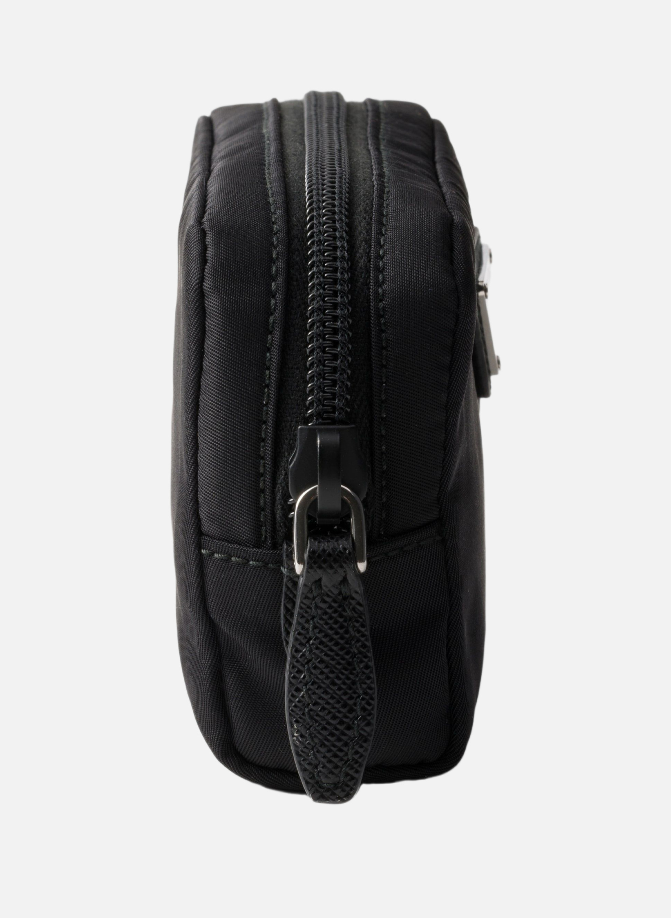 Micro pochette en re-nylon PRADA Noir