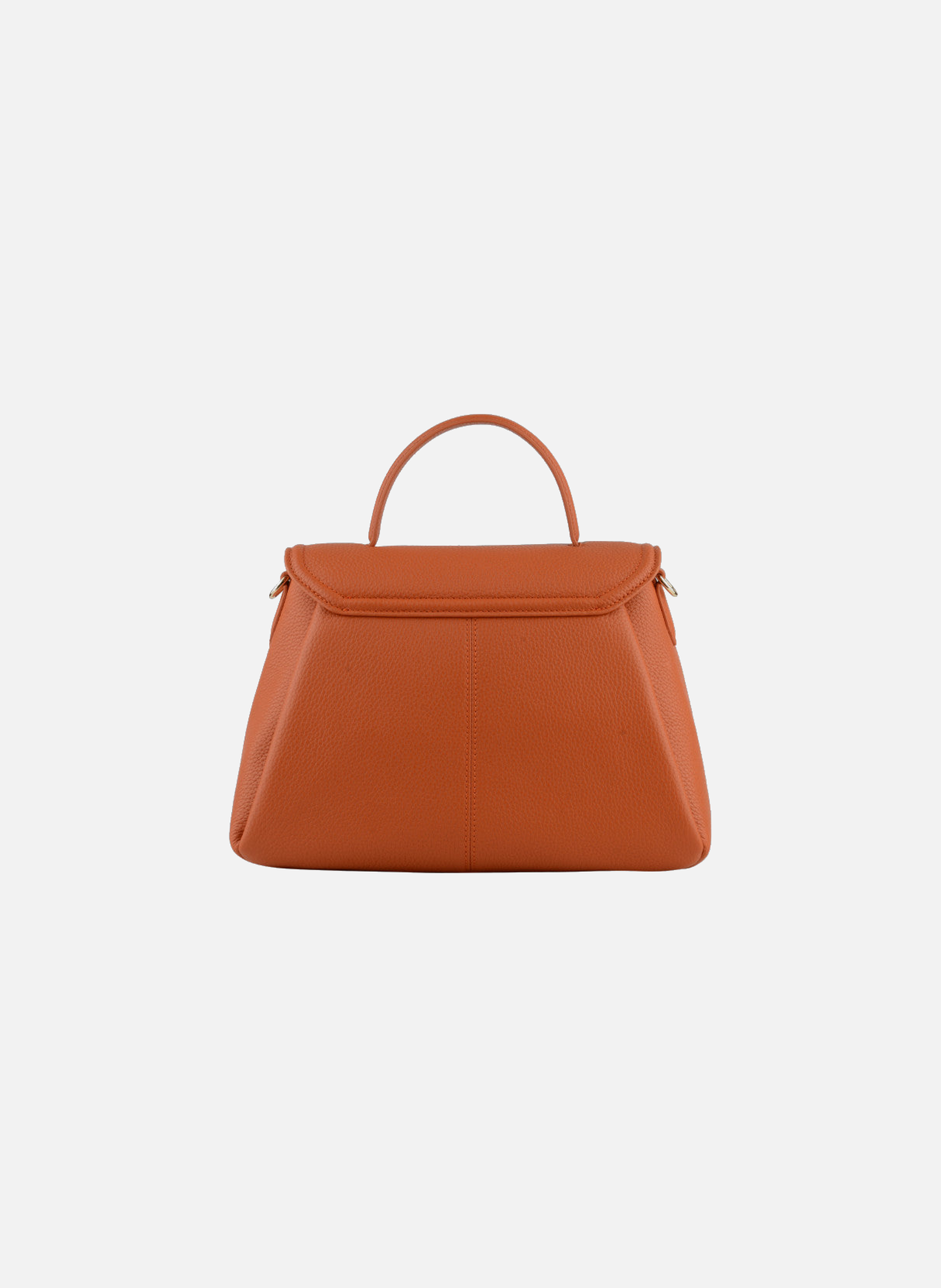 Carat | sac porté épaule en cuir de vachette POURCHET Orange