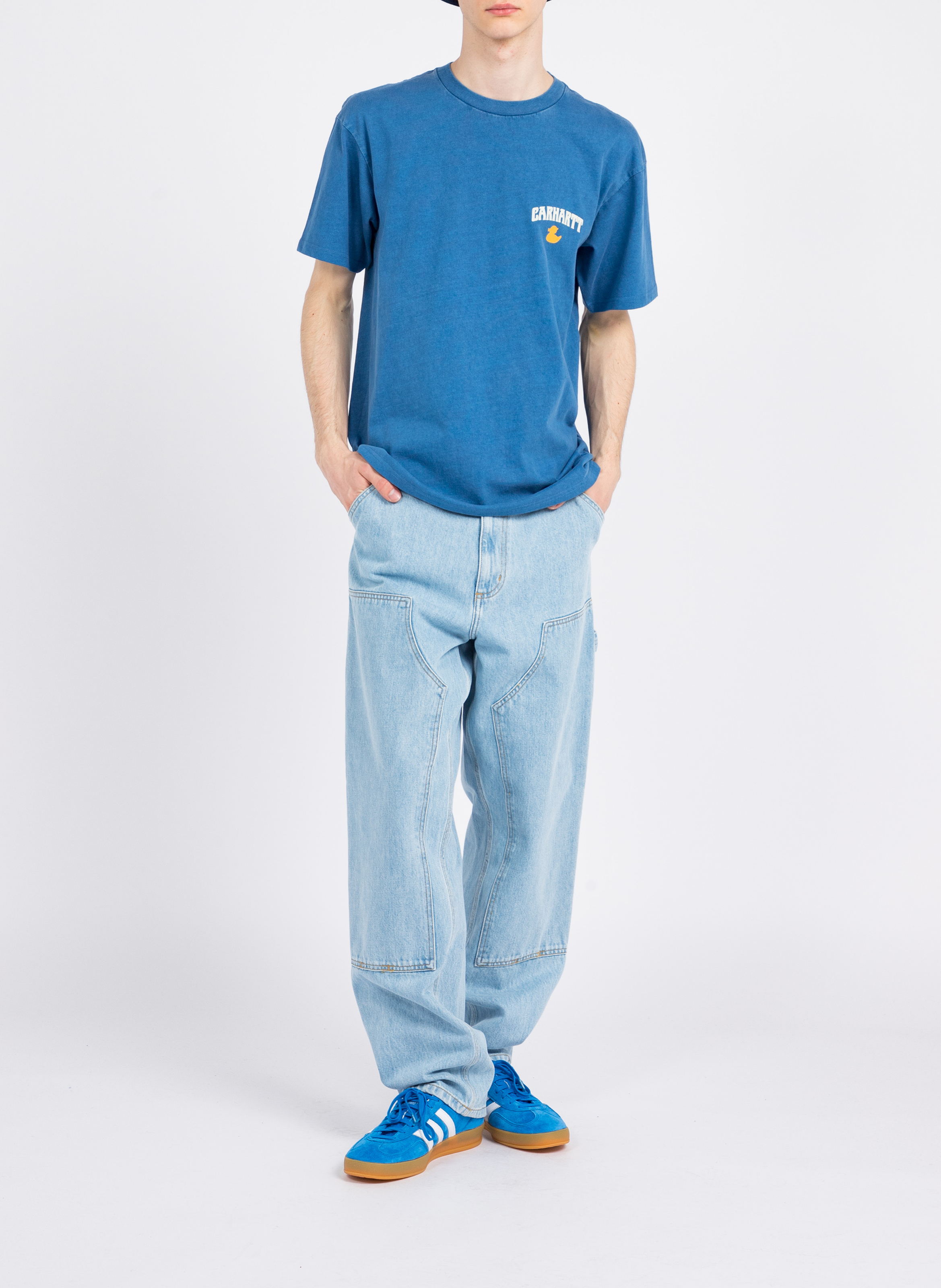 Jean double knee pant CARHARTT WIP Bleu