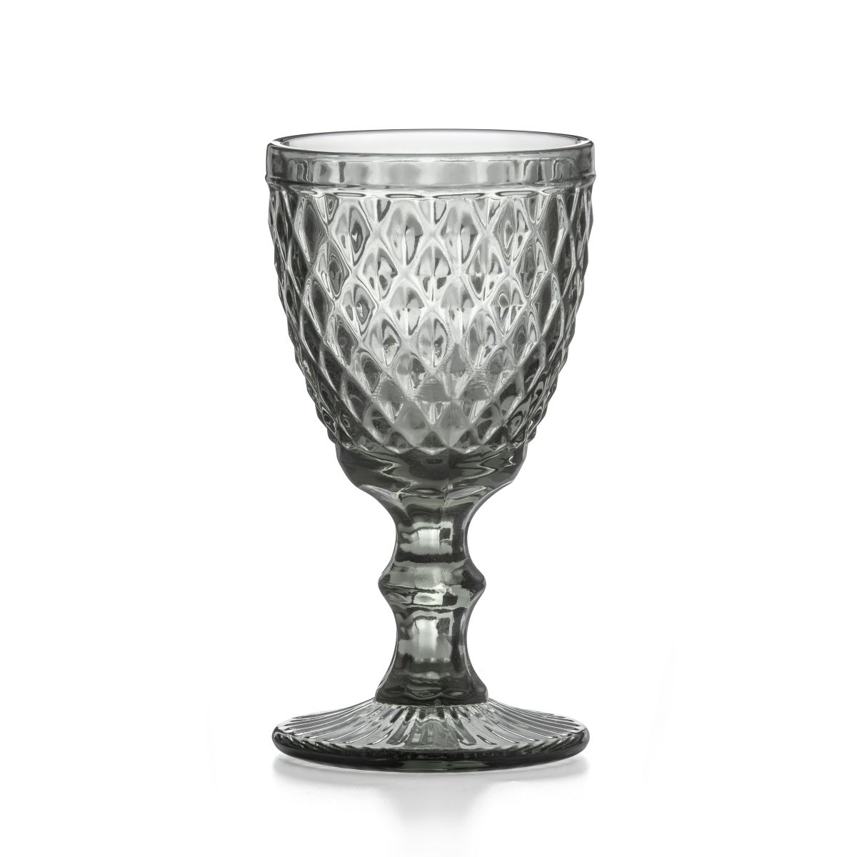 Diamond - 6 verres à pied 20 cl MEDARD DE NOBLAT Gris
