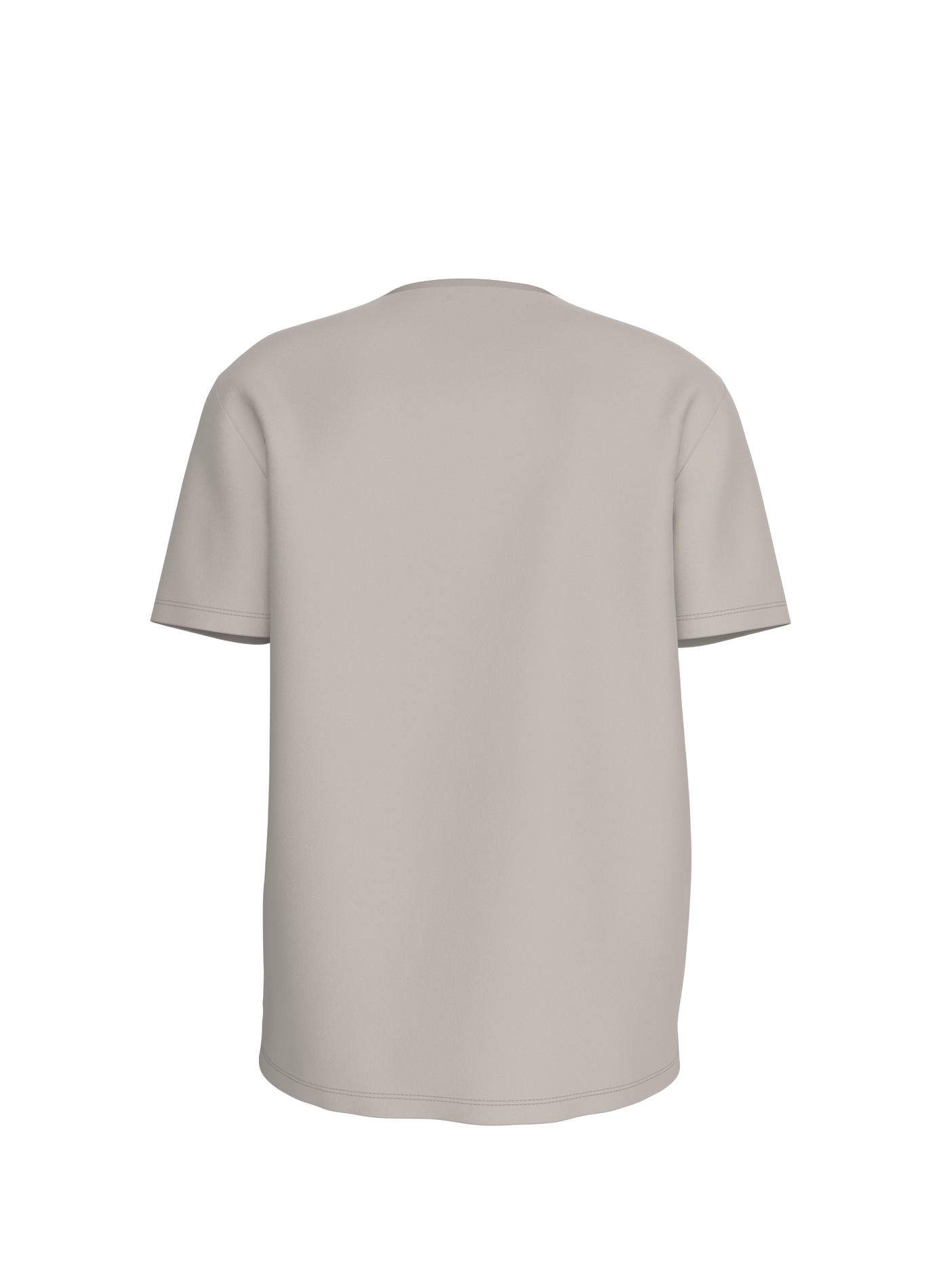Plain Cotton T-shirt CALVIN KLEIN Grey
