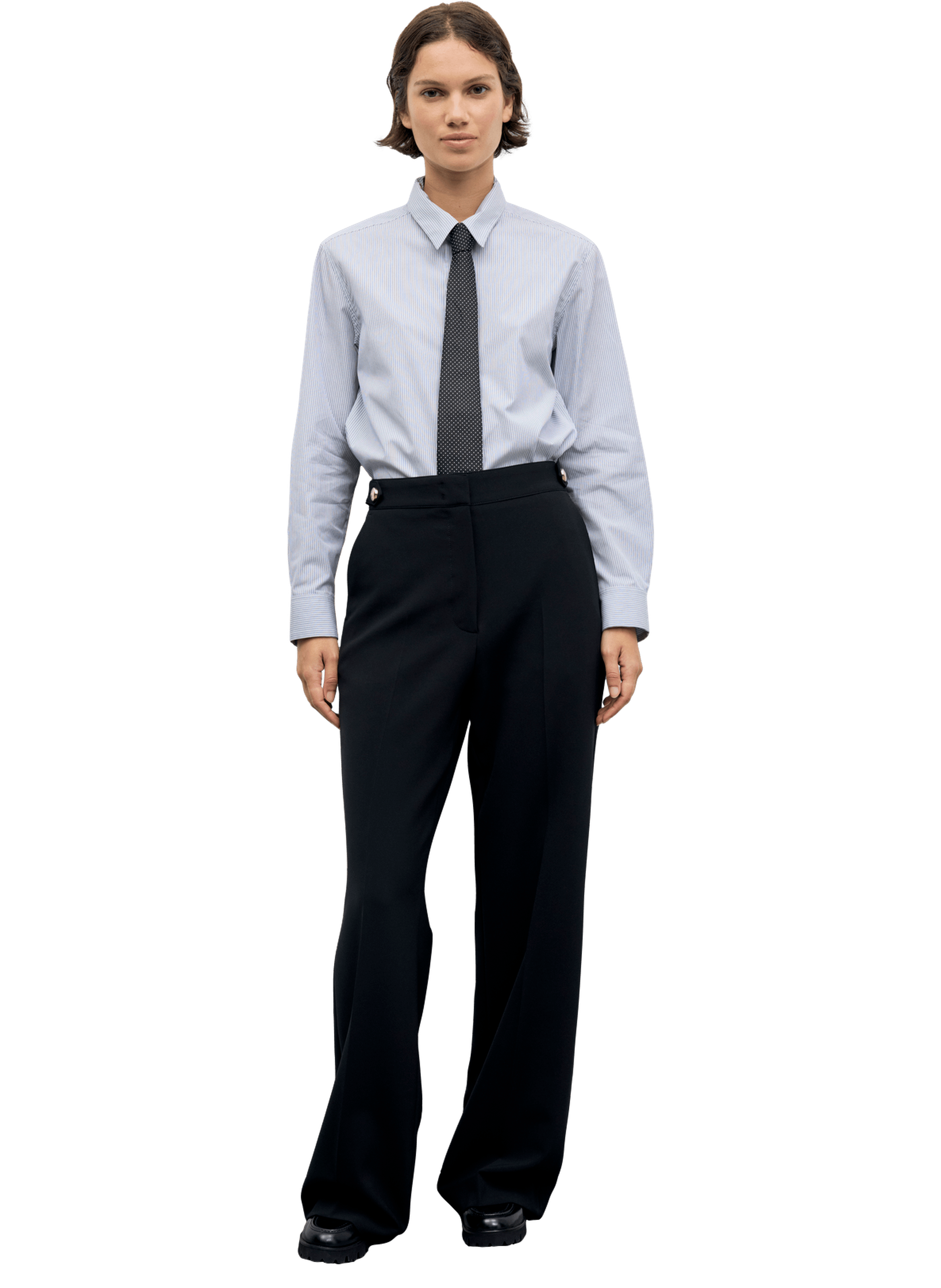 Pantalon de tailleur fluide - mela GERARD DAREL Noir
