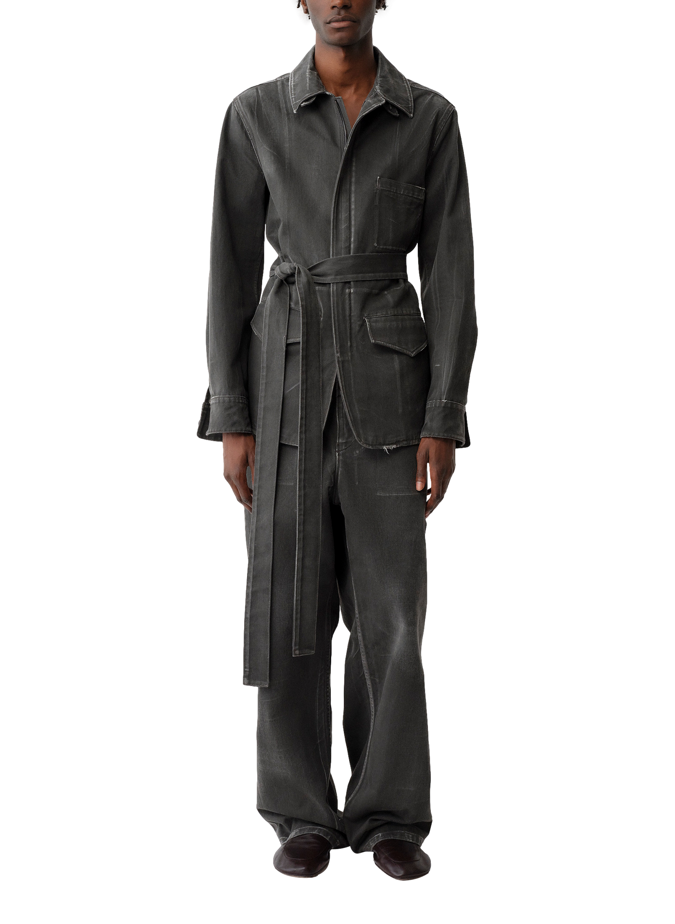 Callum denim jacket in cotton CALVIN KLEIN COLLECTION Black