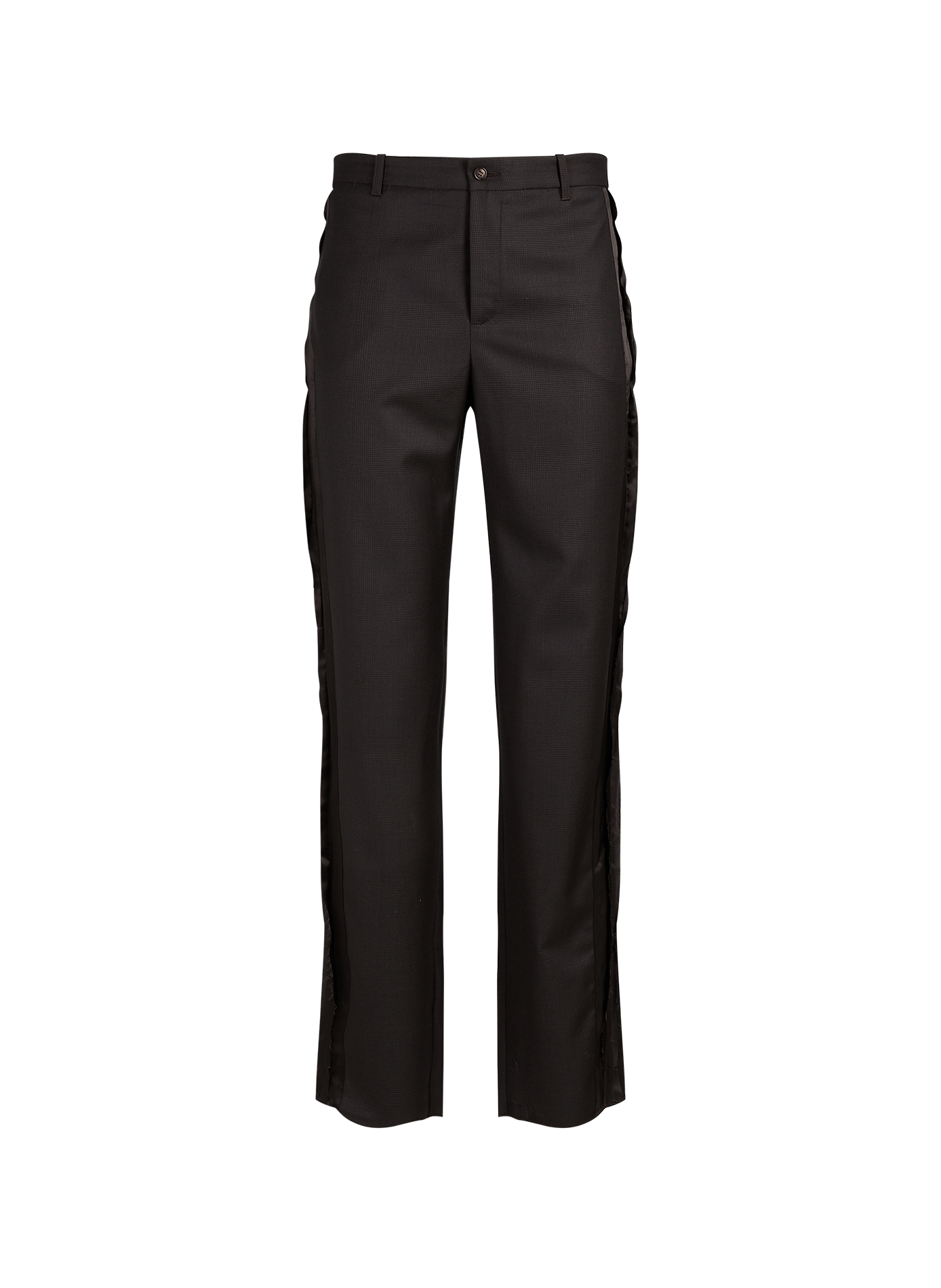 Pantalon droit en laine SONIA CARRASCO Marron