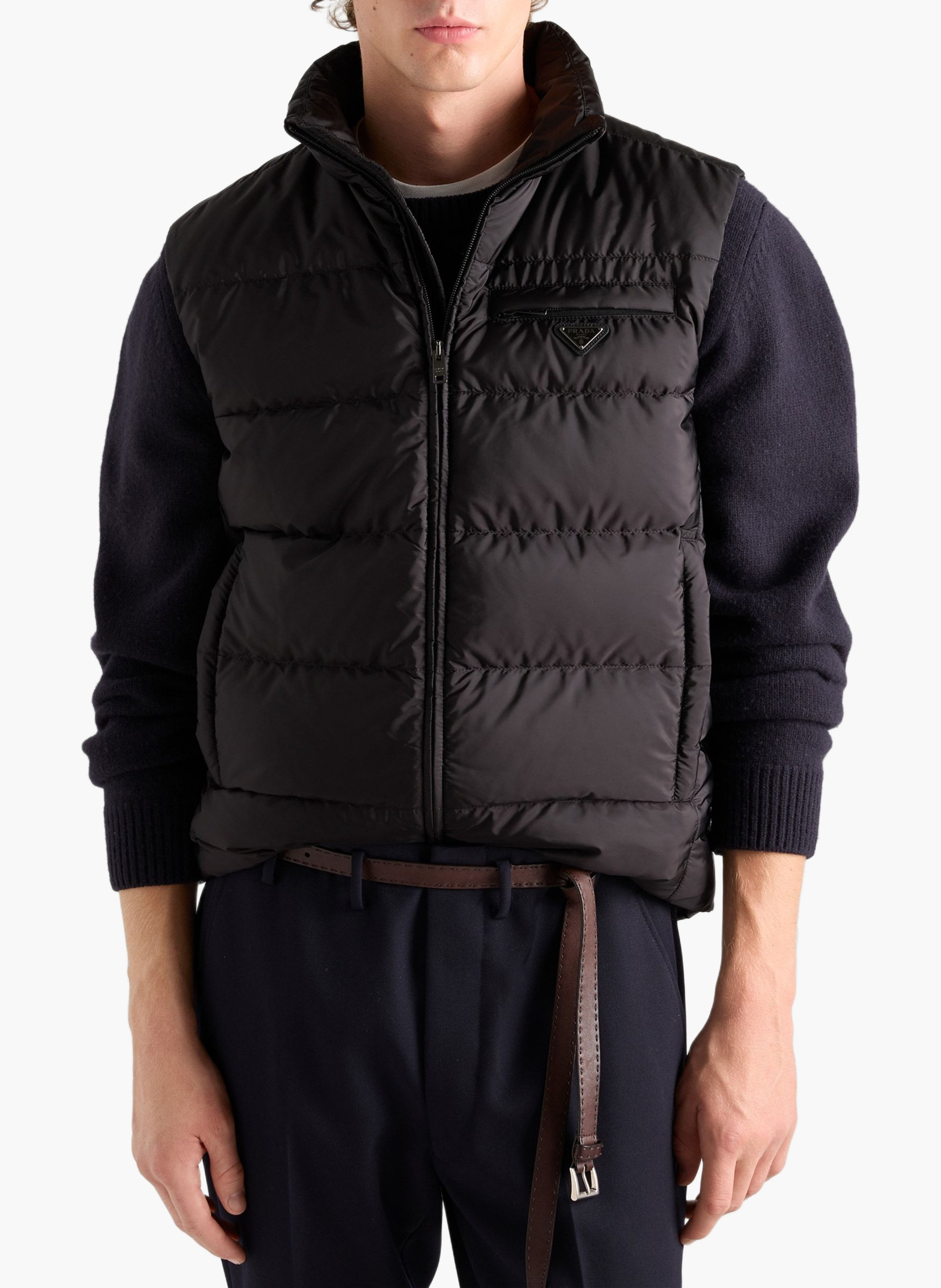 Veste en re-nylon PRADA Noir