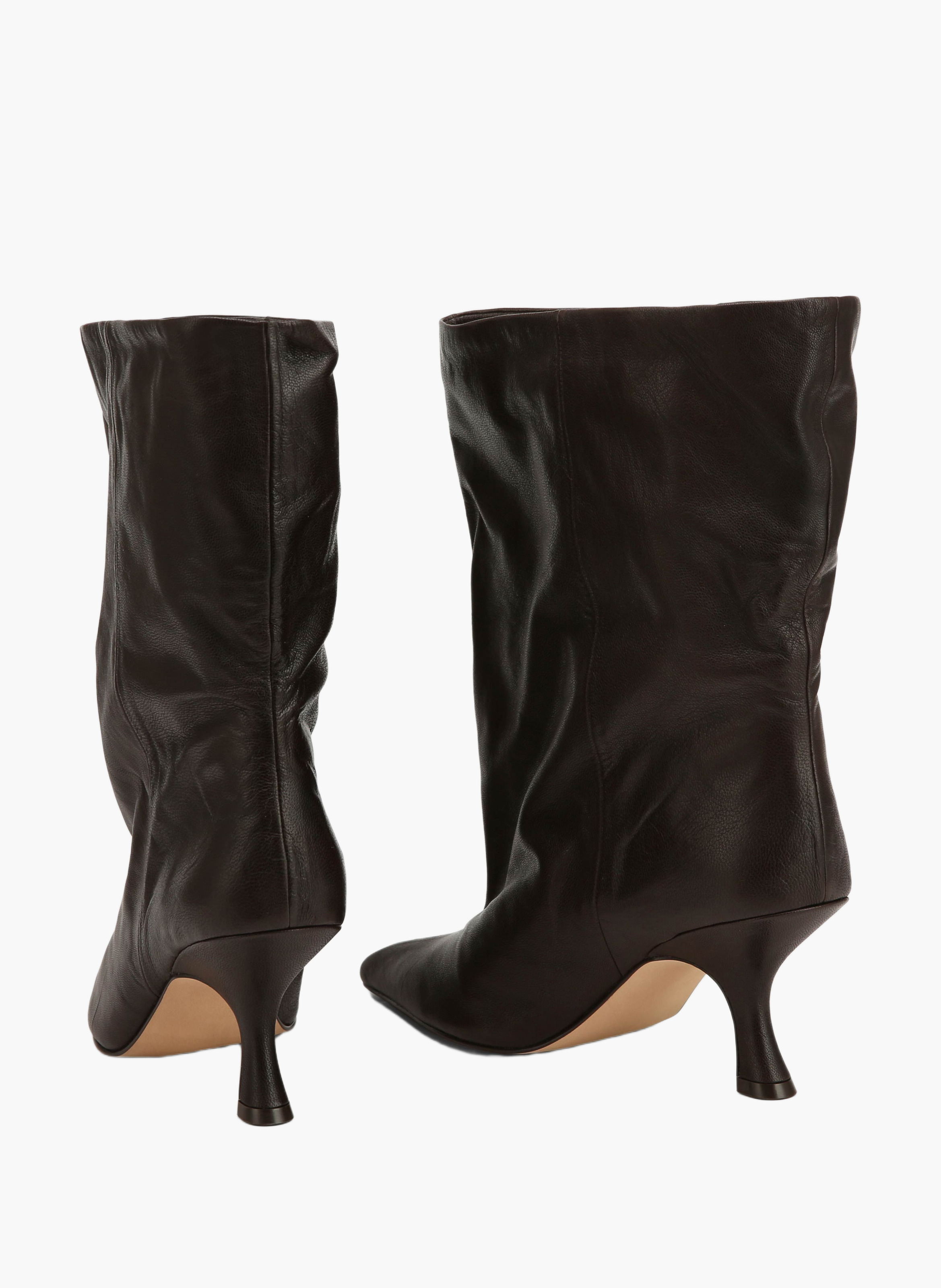 Bottines hadley en cuir NAKED WOLFE Marron