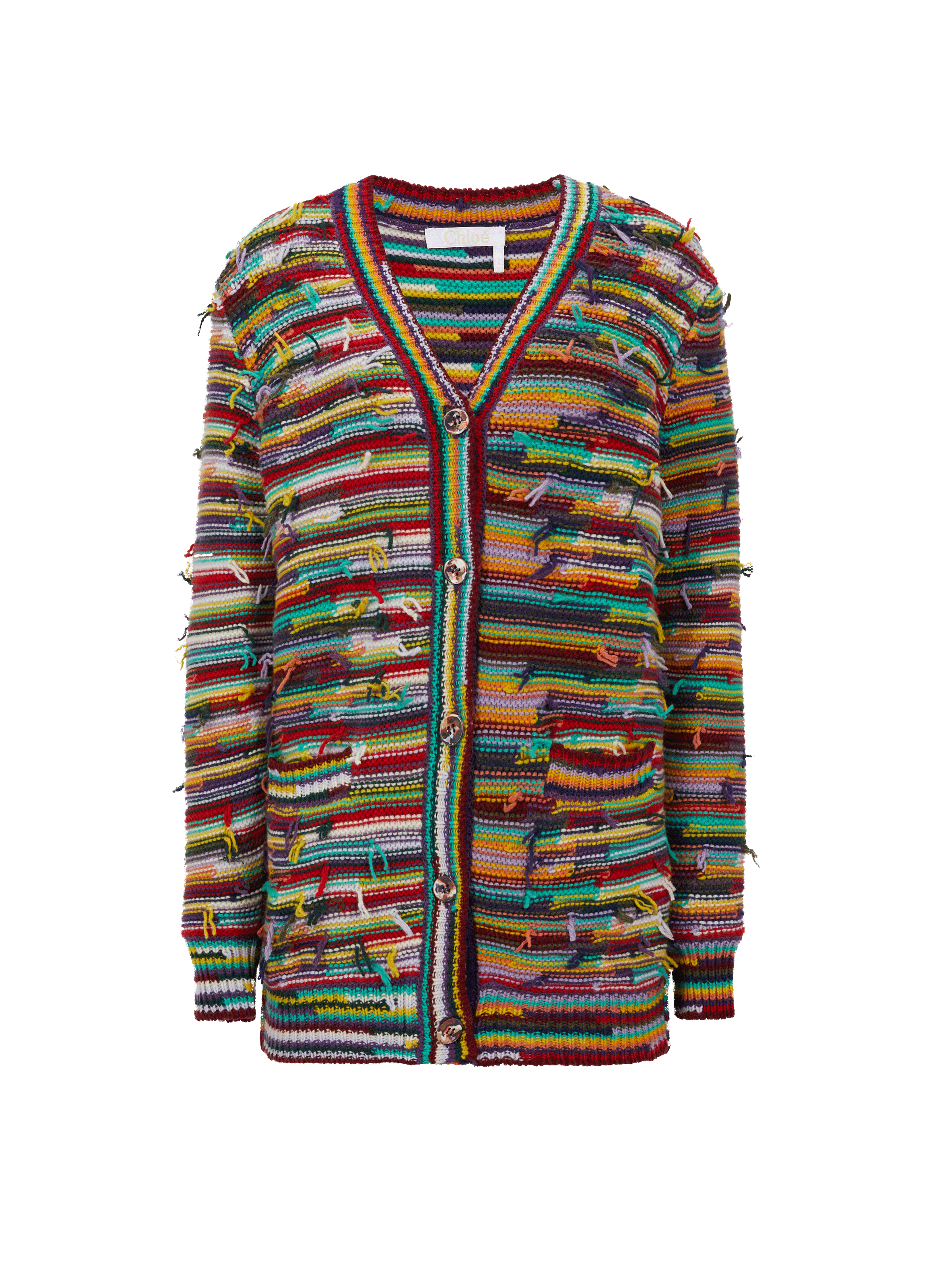 Cardigan oversize en laine et cachemire