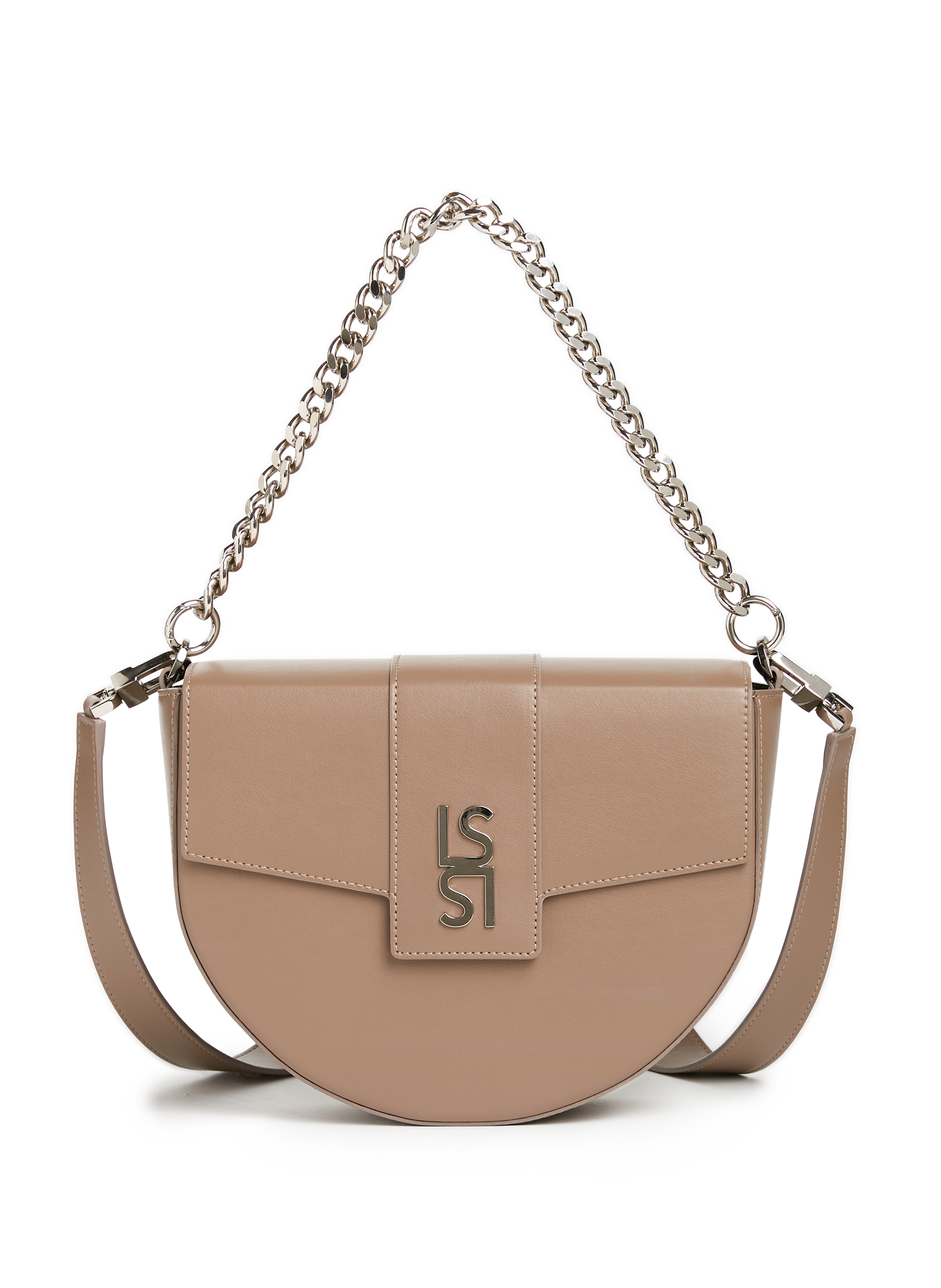 LA SINGULIERE & LE SINGULIER Leather handbag Brown