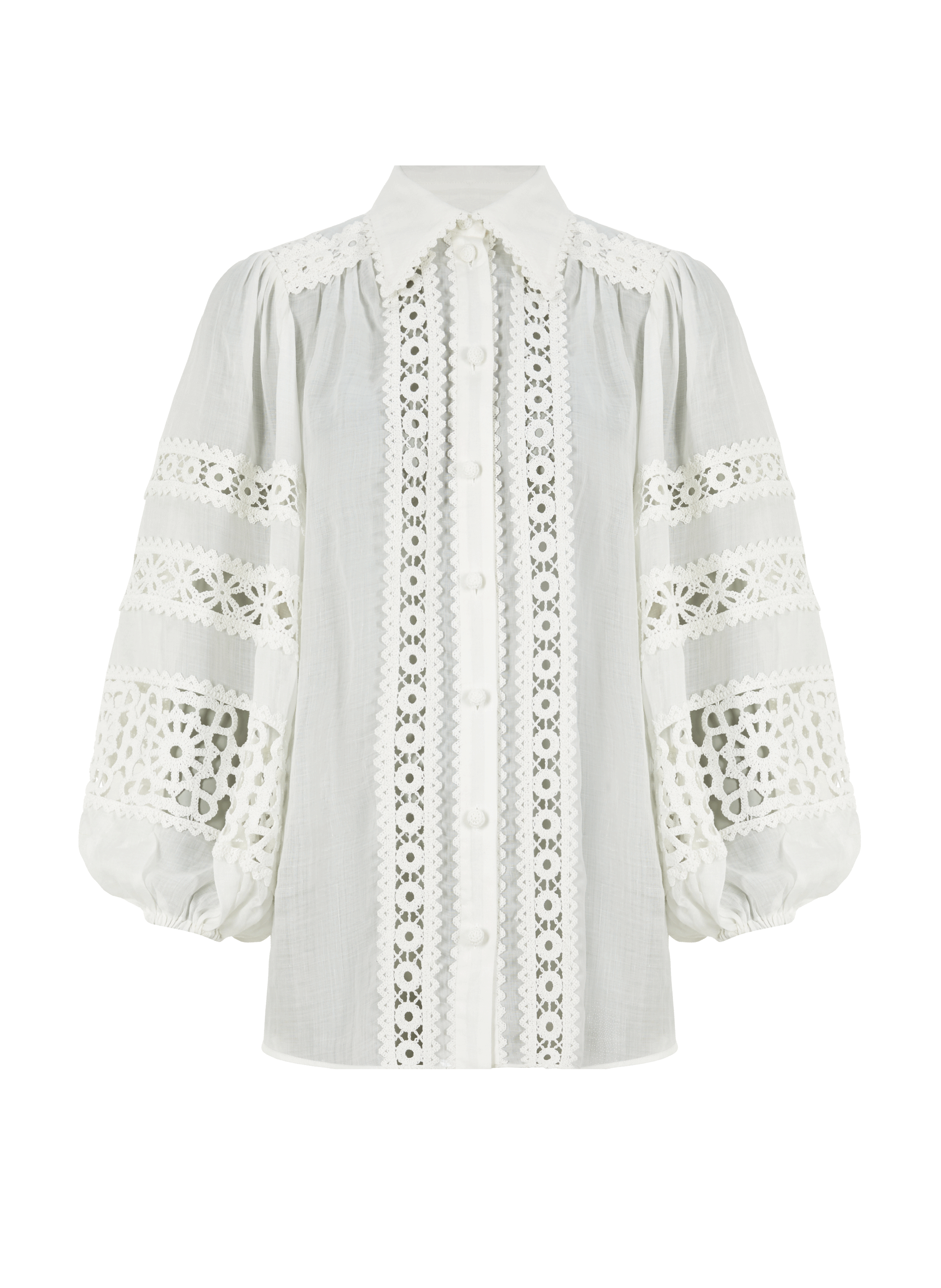 Chemise brodé en ramie