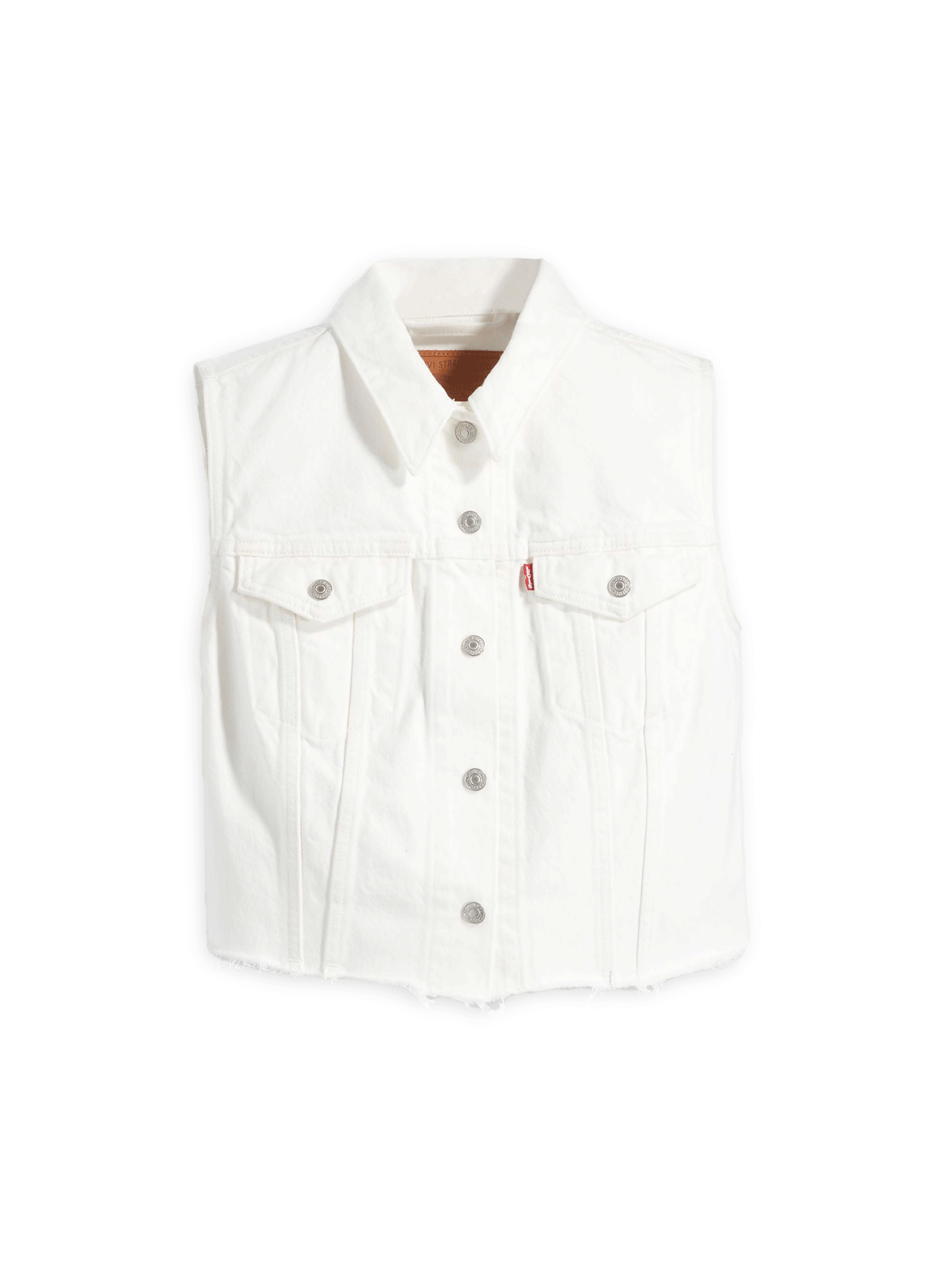 Veste sans manches en jean