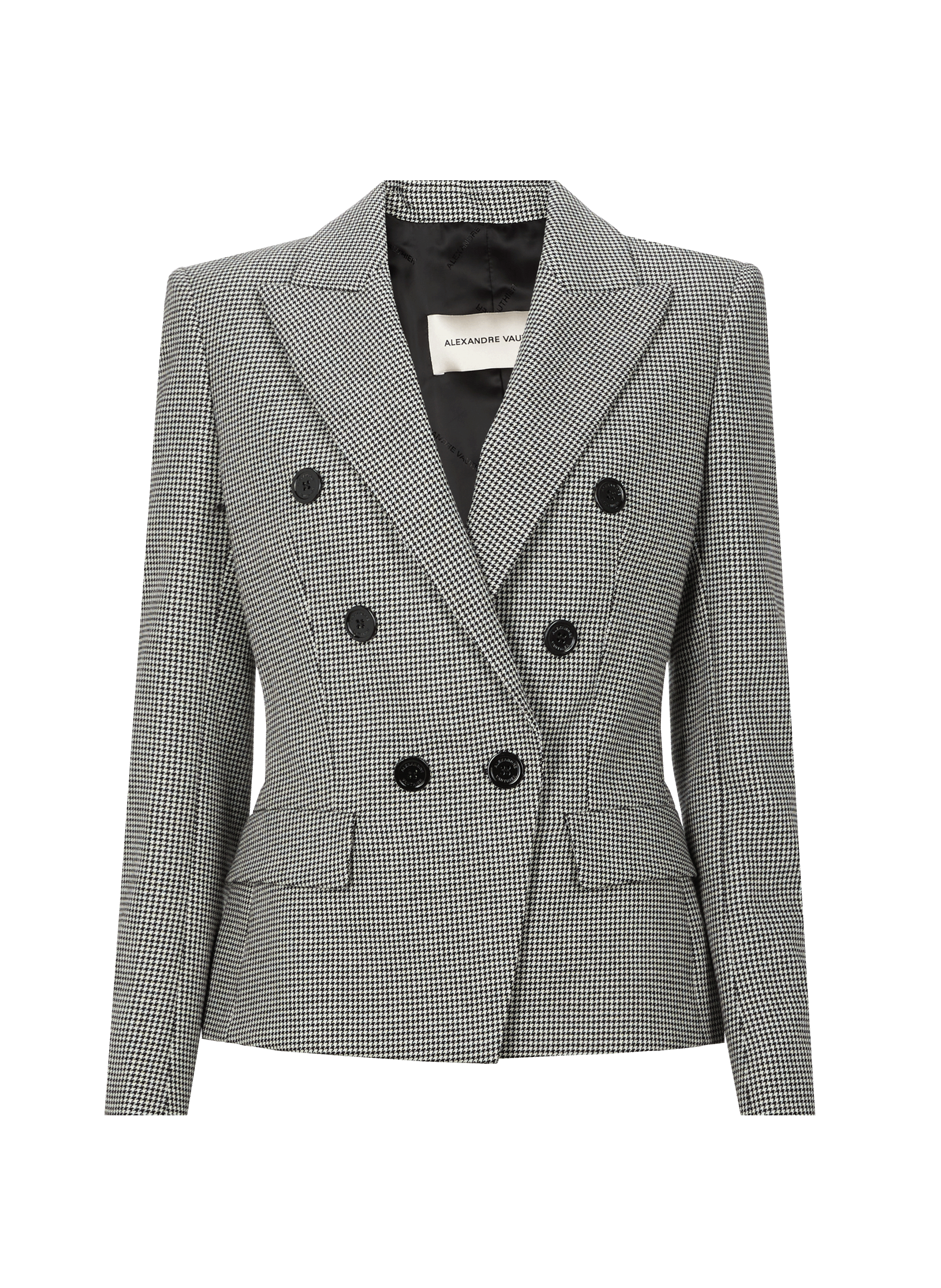 Check blazer jacket  ALEXANDRE VAUTHIER Grey