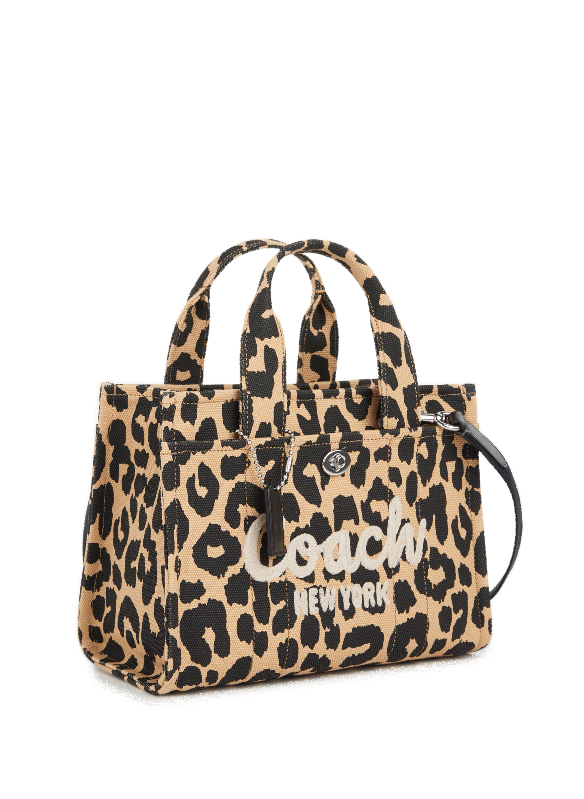 Small printed cotton tote bag  COACH