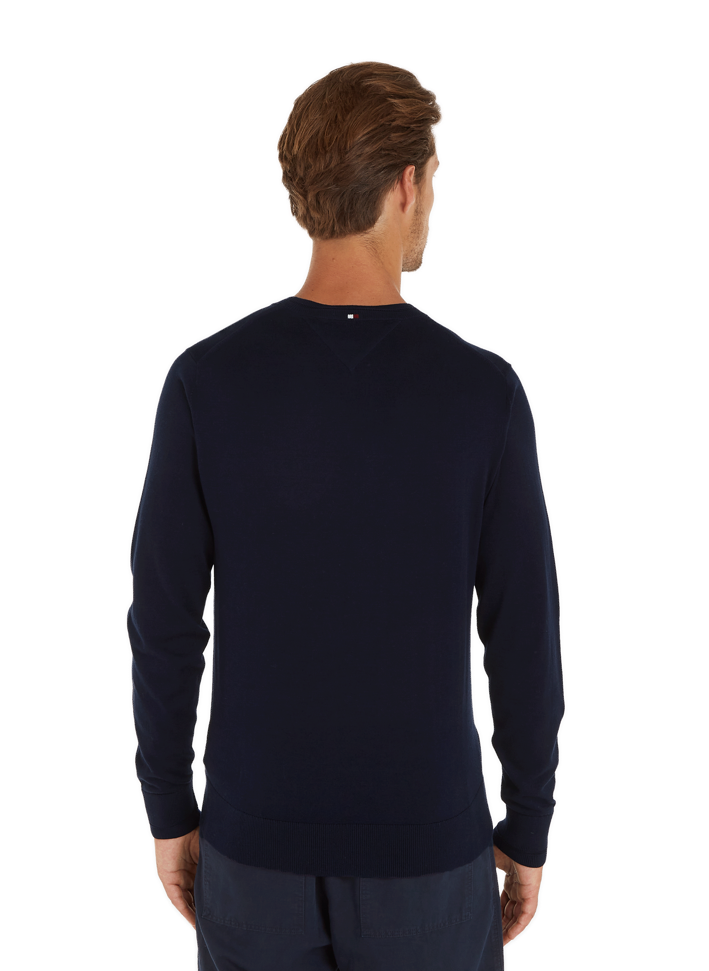 Sweatshirt en coton et lyocell TOMMY HILFIGER Bleu