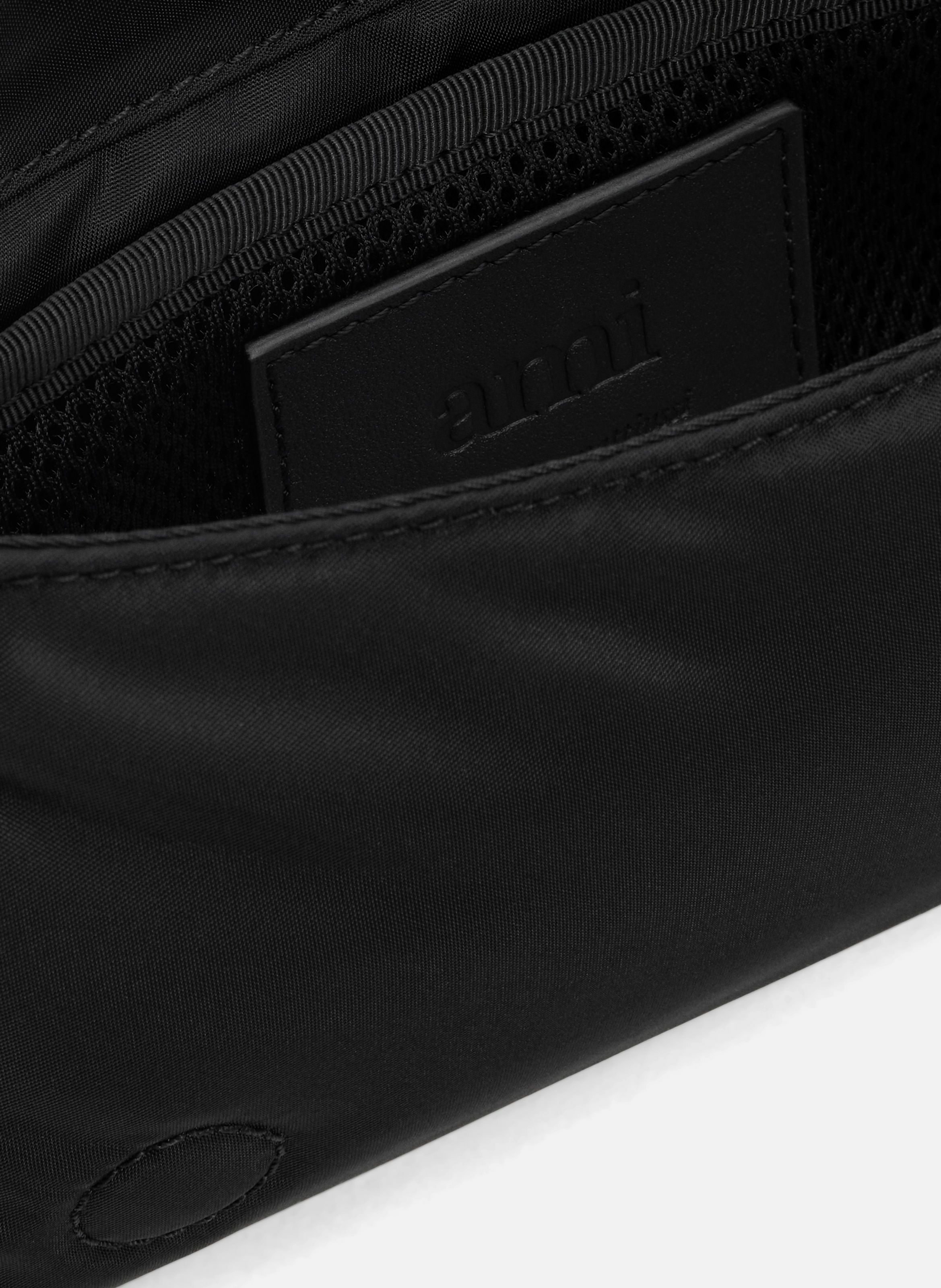 Sac lunch box marcel unisexe en nylon AMI PARIS Noir