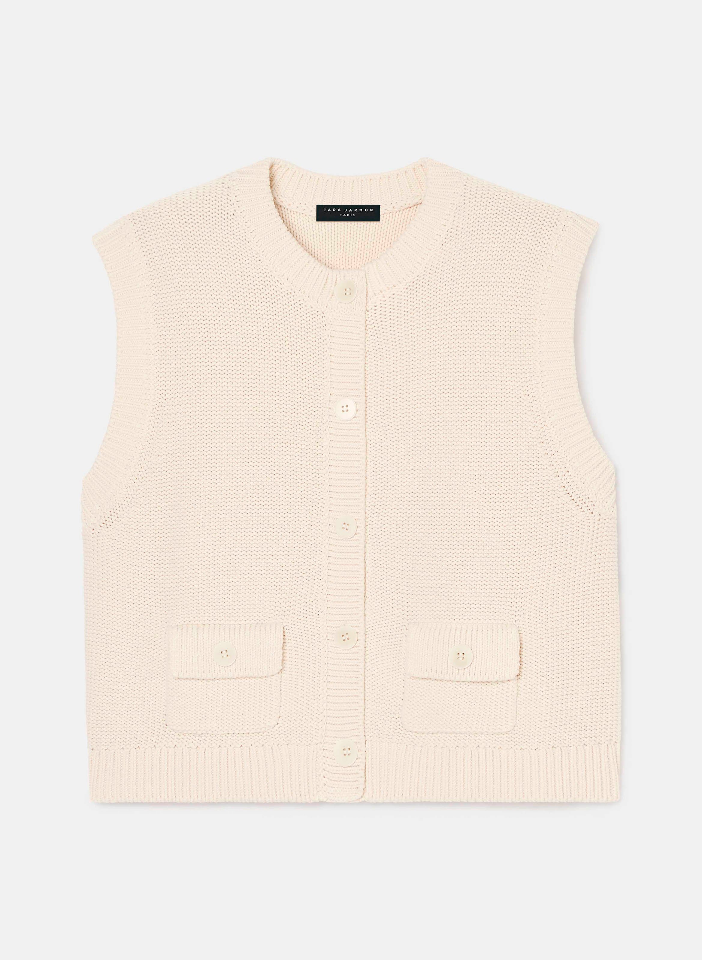 Gilet gill TARA JARMON Blanc