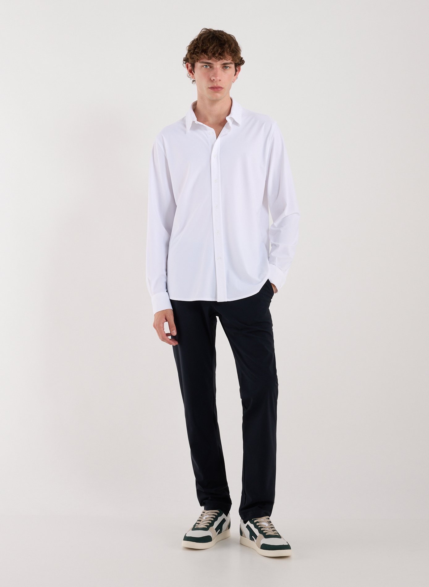 Straight classic collar shirt 1789 CALA White
