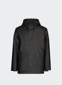 Straight hooded parka Nome Parka Black