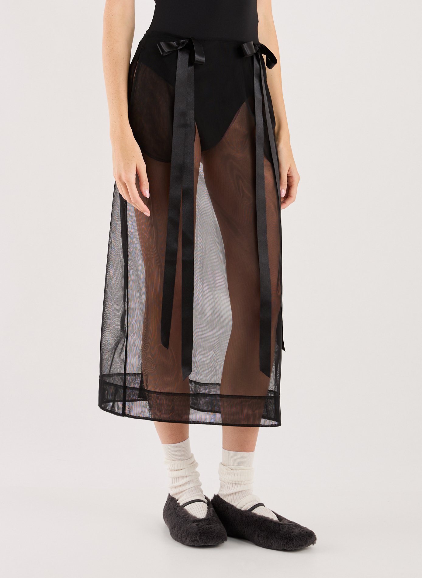 SIMONE ROCHA Jupe crayon à ruban Noir