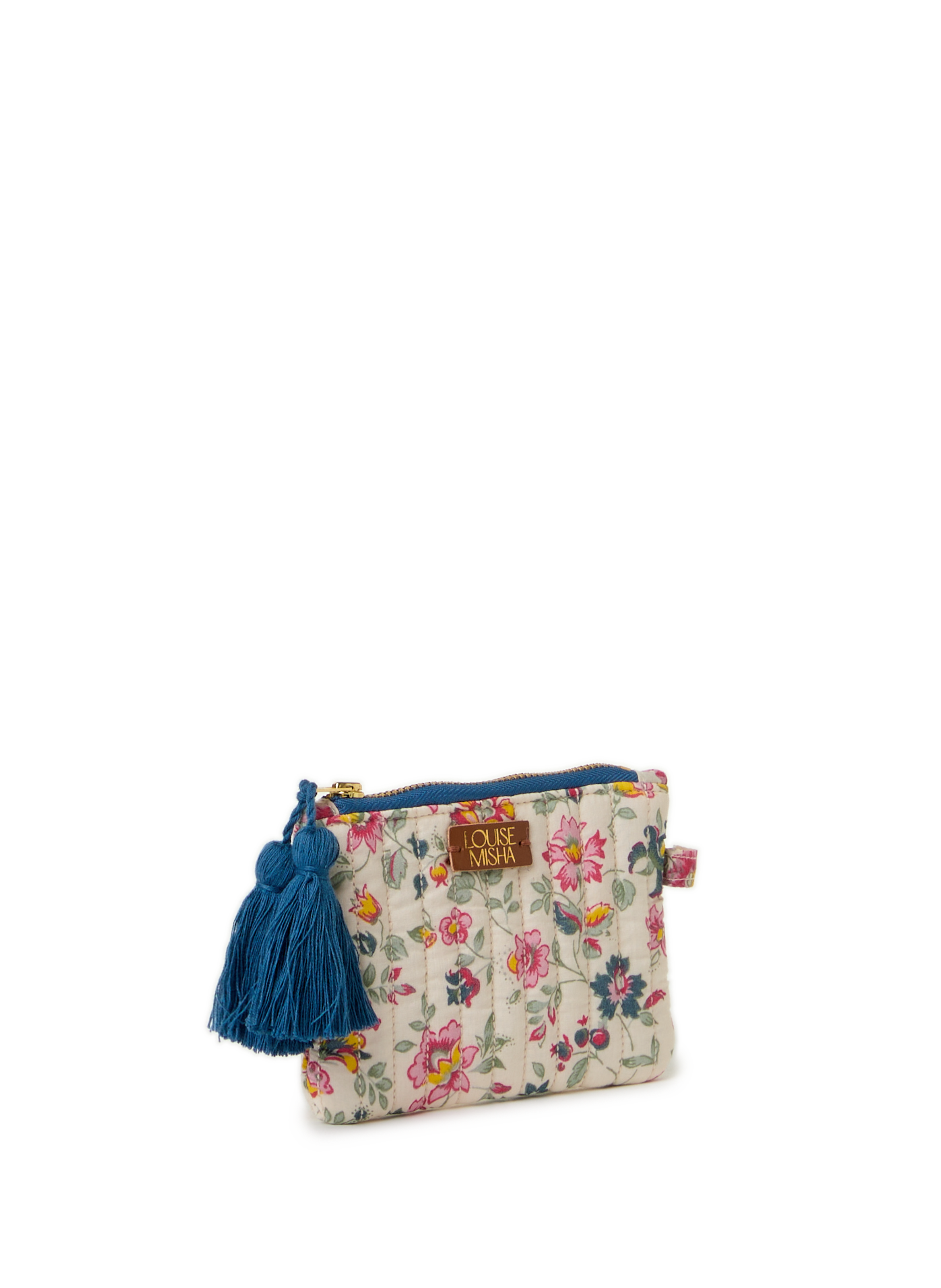 Mini pochette zippée en coton LOUISE MISHA Multicolore
