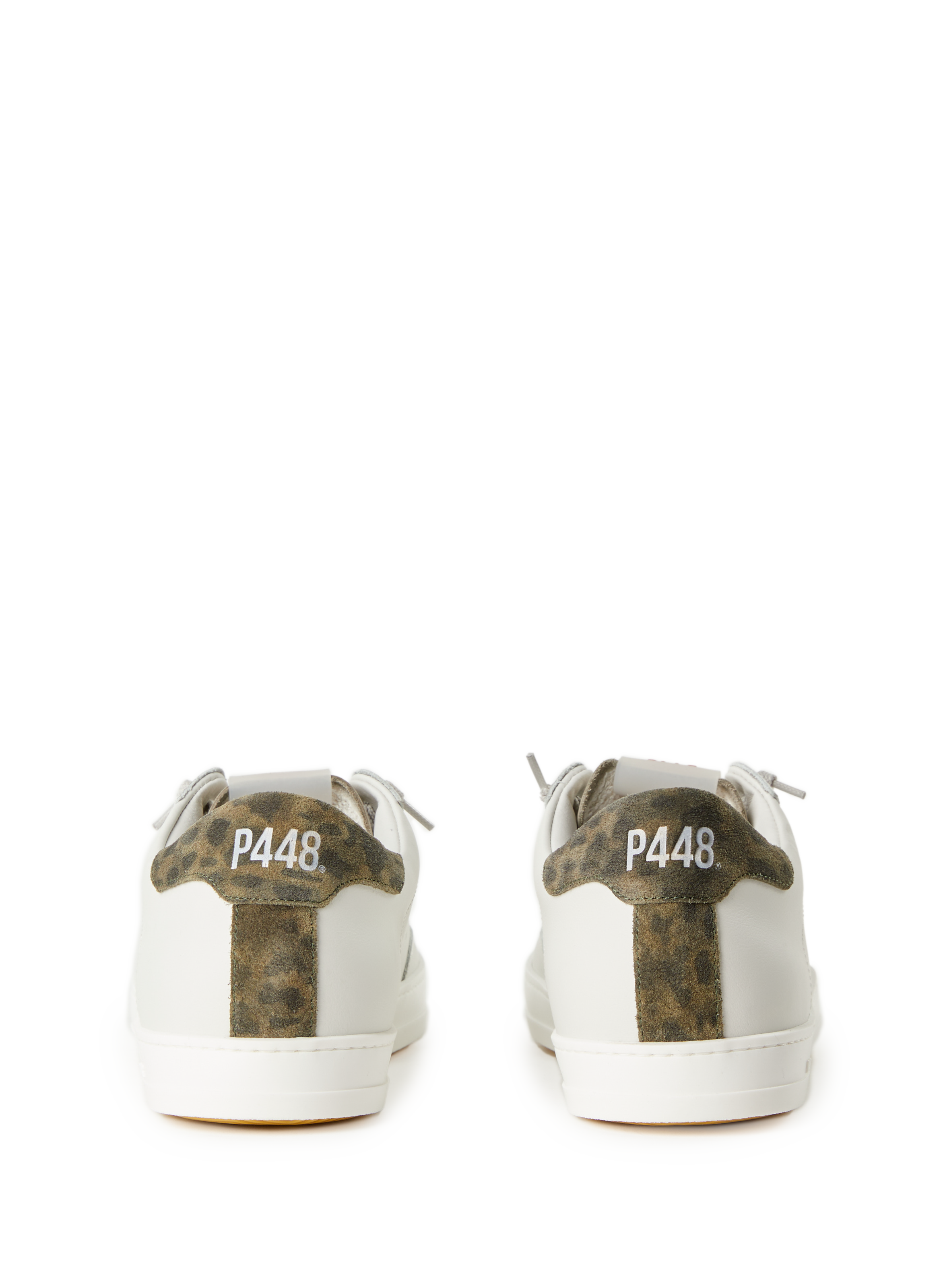 John leather sneakers P448 White
