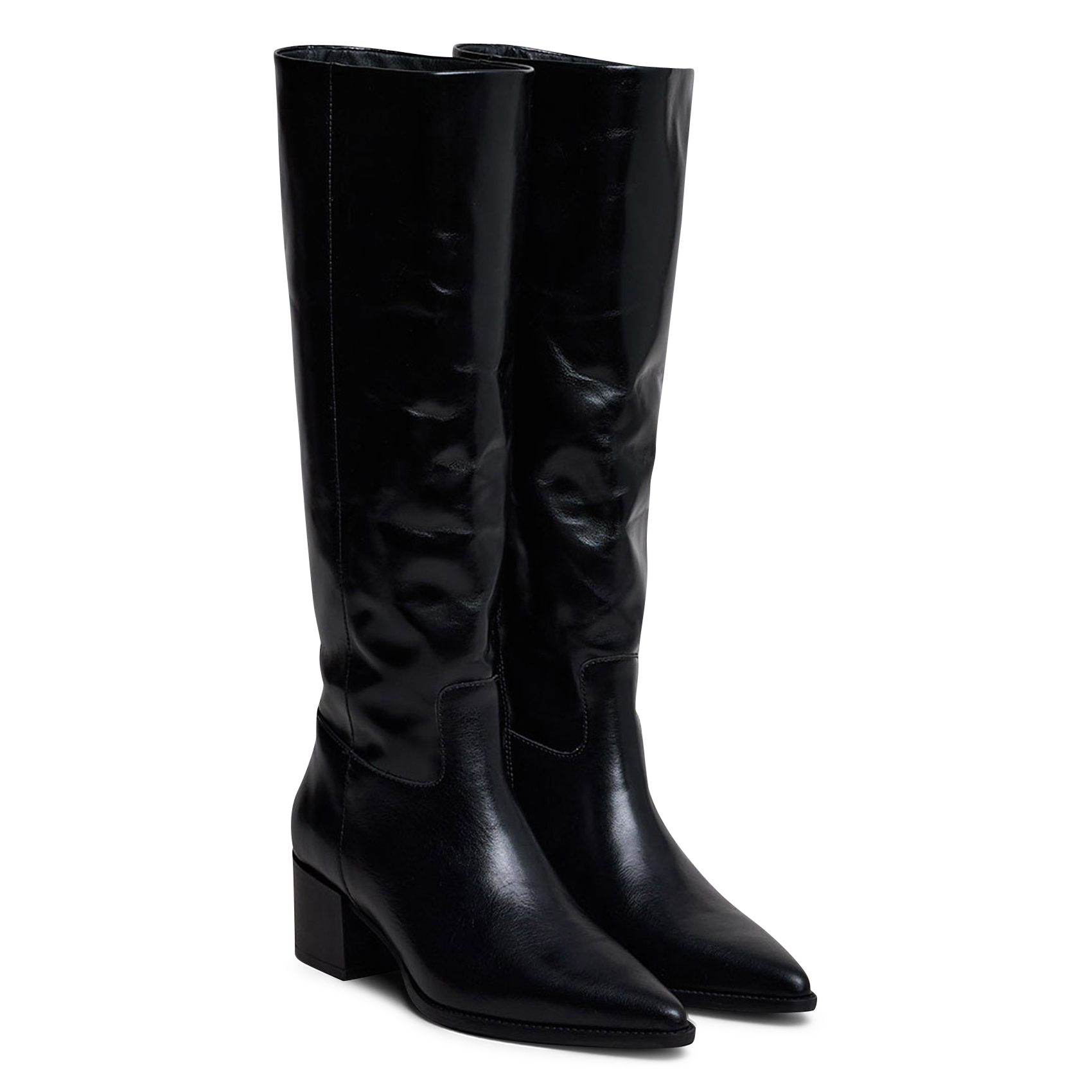 Bottes en cuir priere JONAK Noir