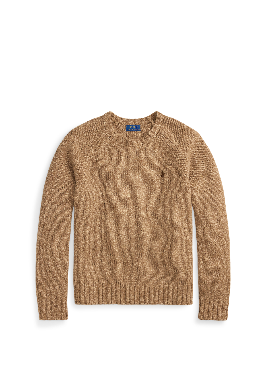 POLO RALPH LAUREN Pull en laine mélangée Beige