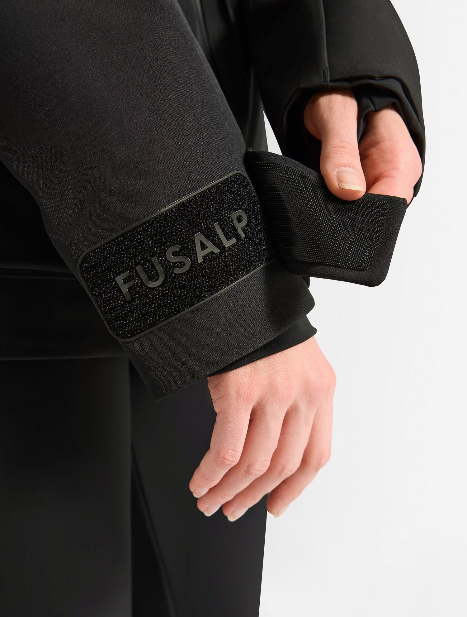 Veste de ski roppi col capuche FUSALP Noir