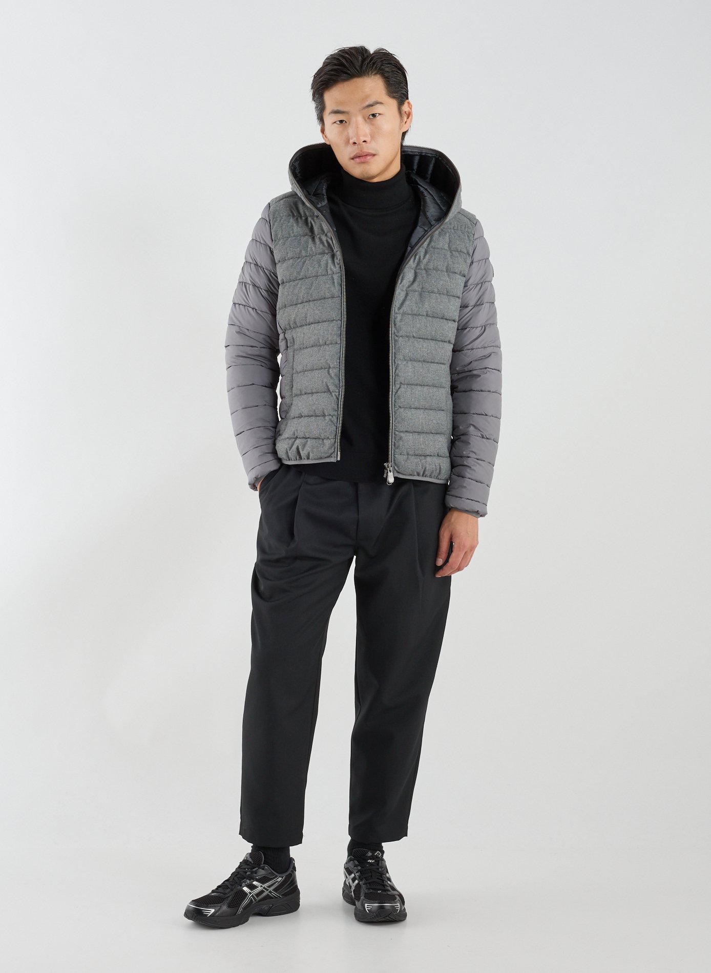 Doudoune matelassée à capuche SAVE THE DUCK Gris