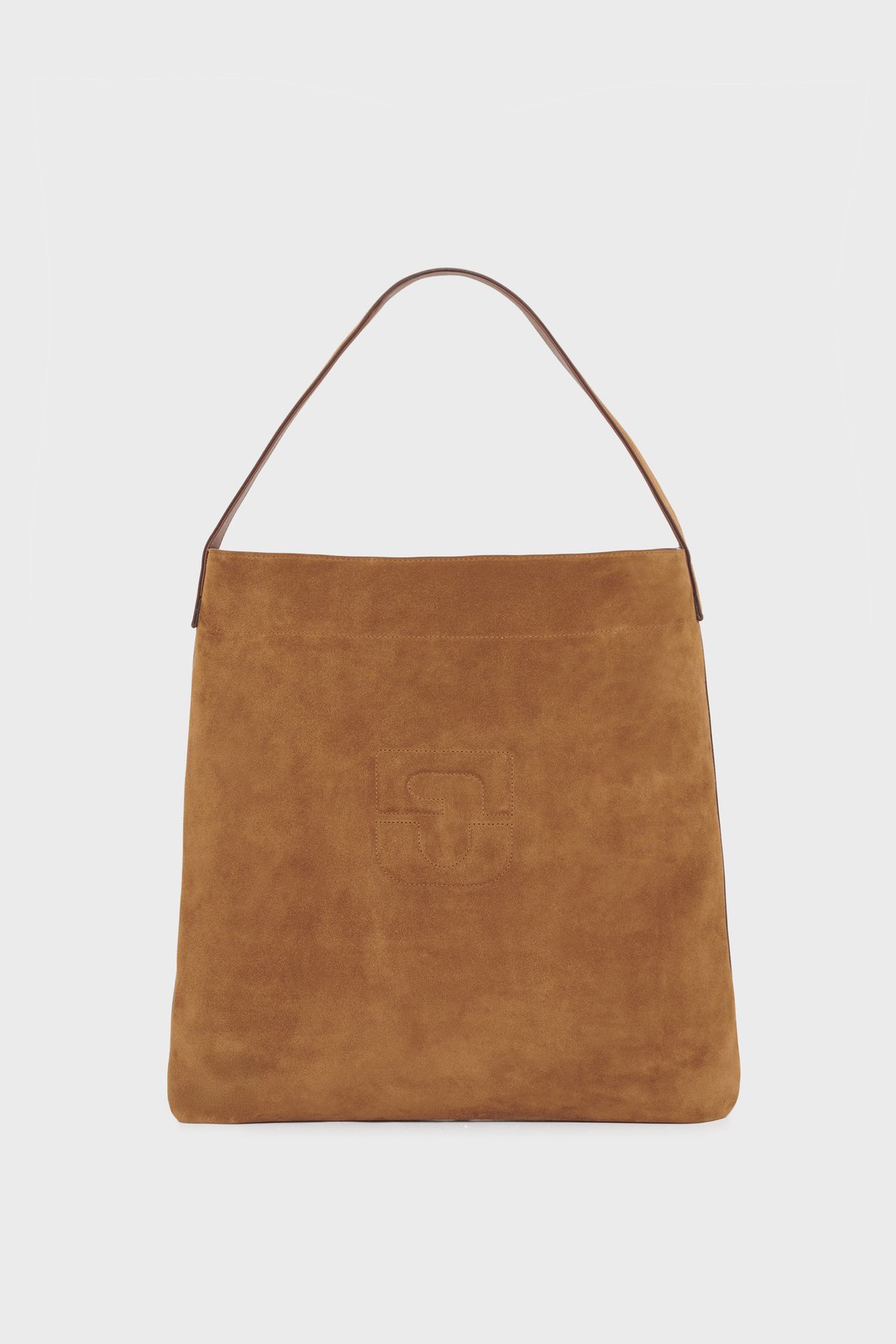 Sac en cuir velours - lady gd GERARD DAREL Marron