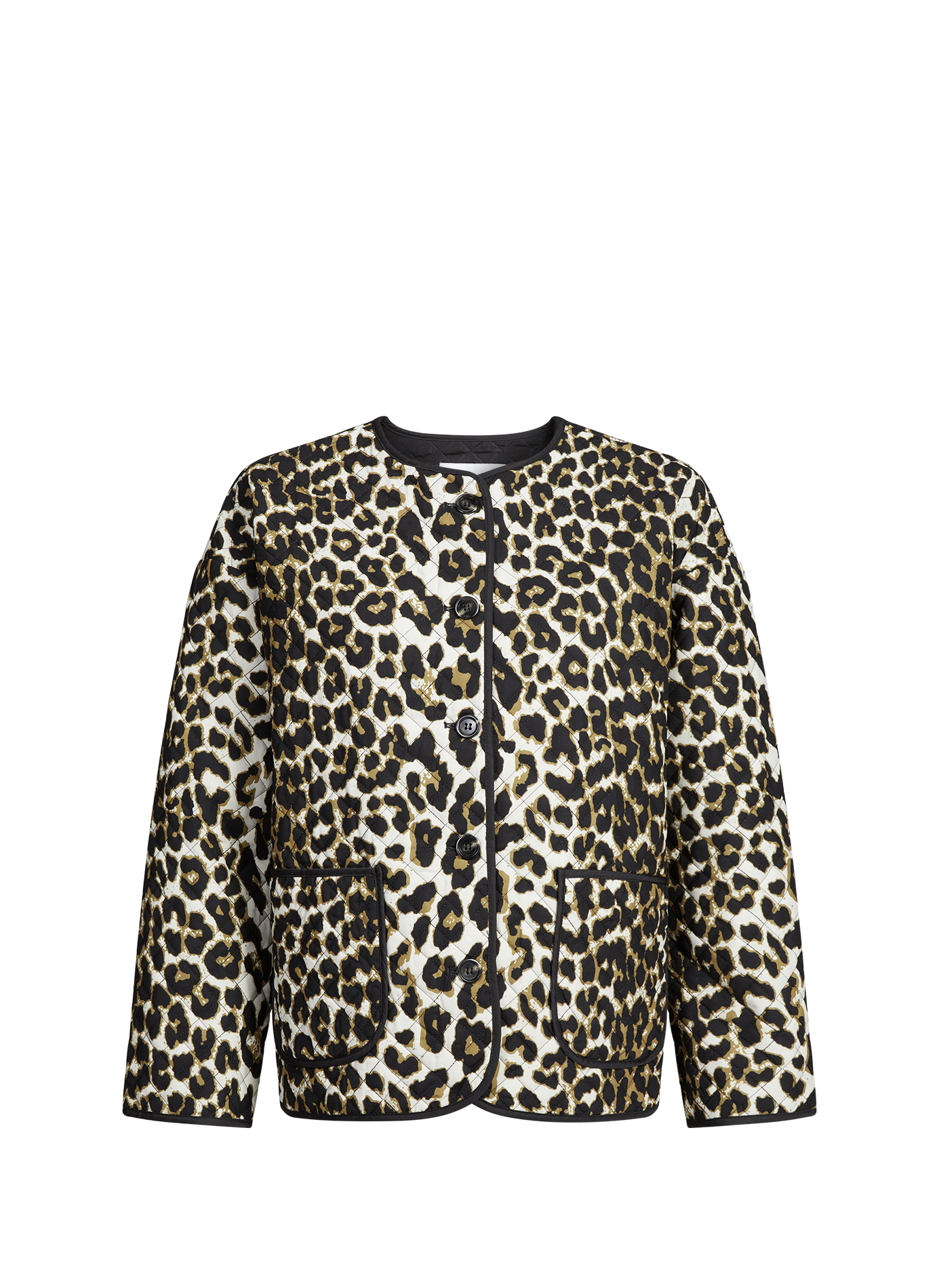 Veste Videlle imprimé à col rond VILA Beige