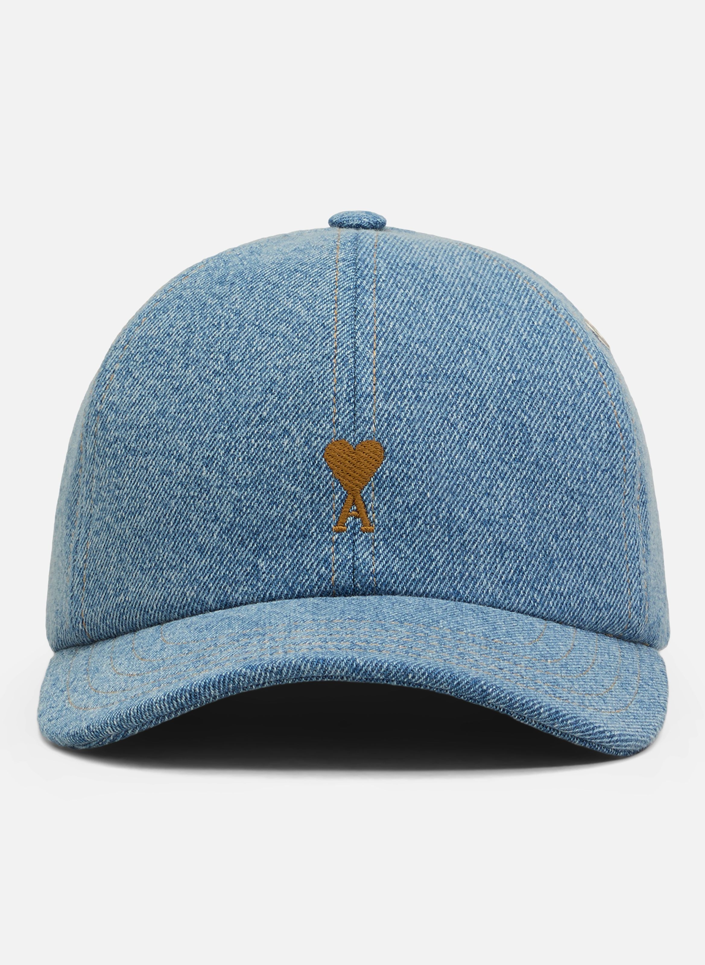 Casquette Broderie Ami De Coeur En Coton unisexe AMI PARIS Bleu