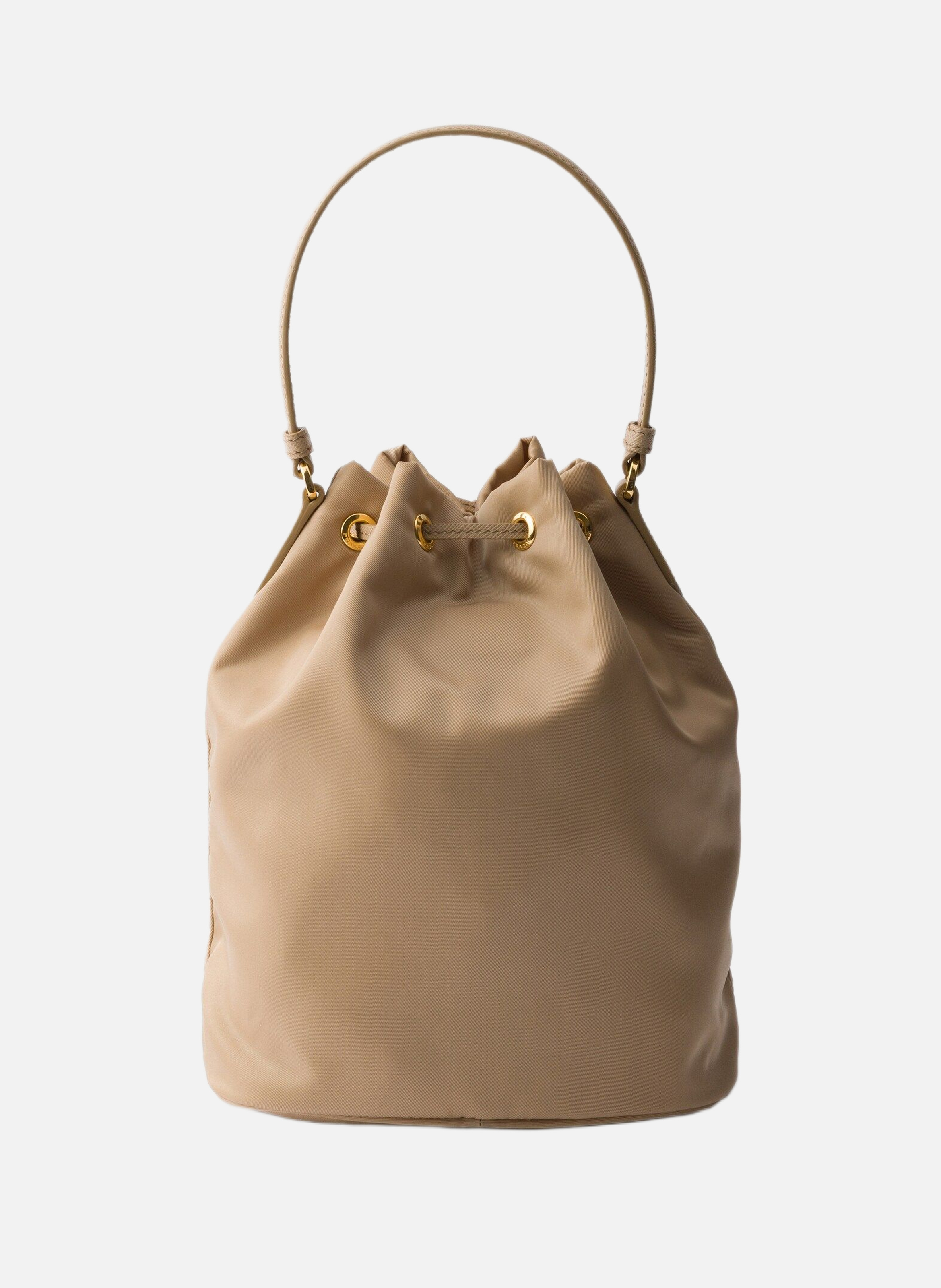 Sac seau prada duet en re-nylon PRADA Marron