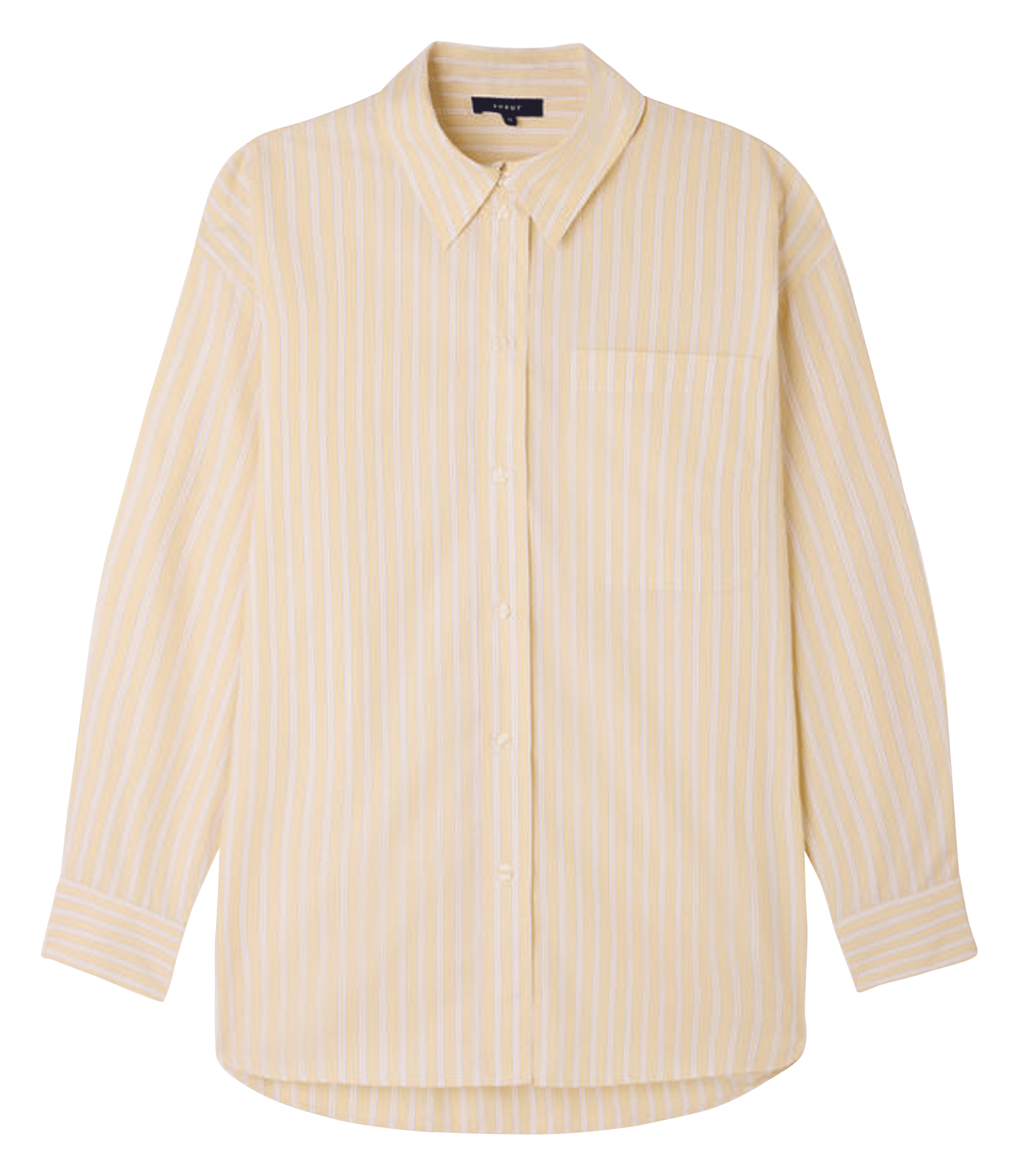 Chemise col classique en coton carlotta SOEUR Jaune
