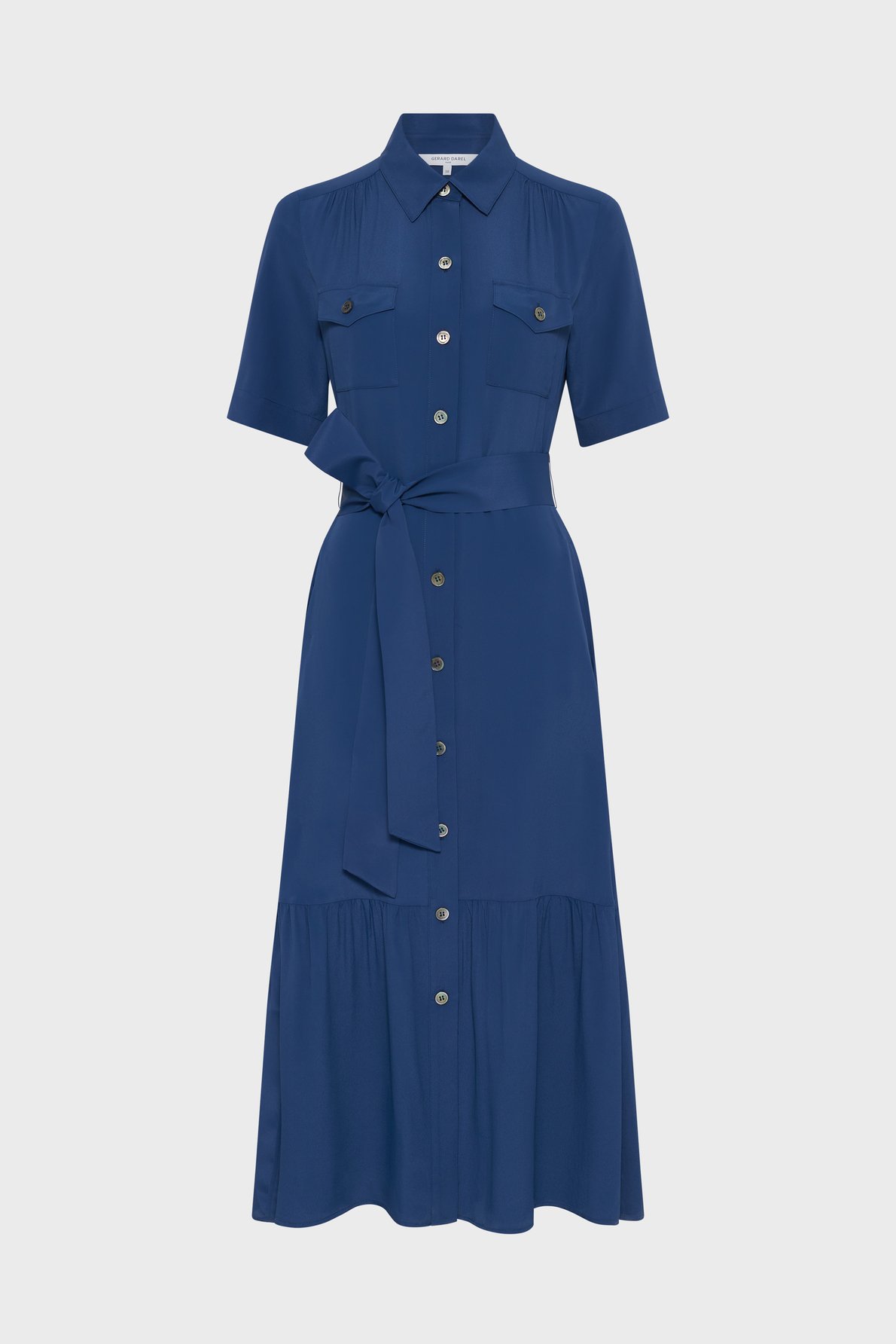 Robe chemise longue - raina GERARD DAREL Bleu